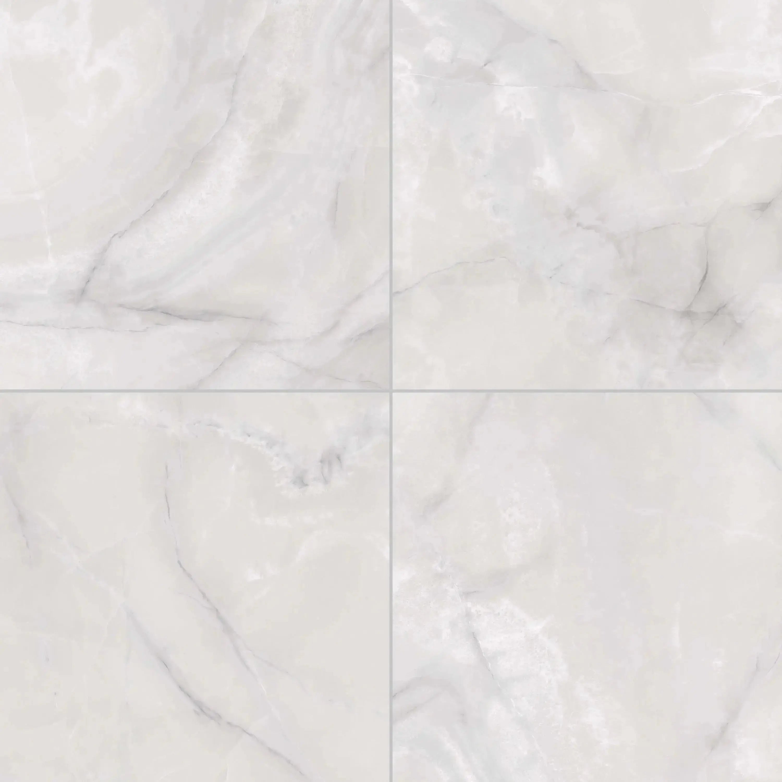 Opal Porcelain Tile White 24x24 Matte