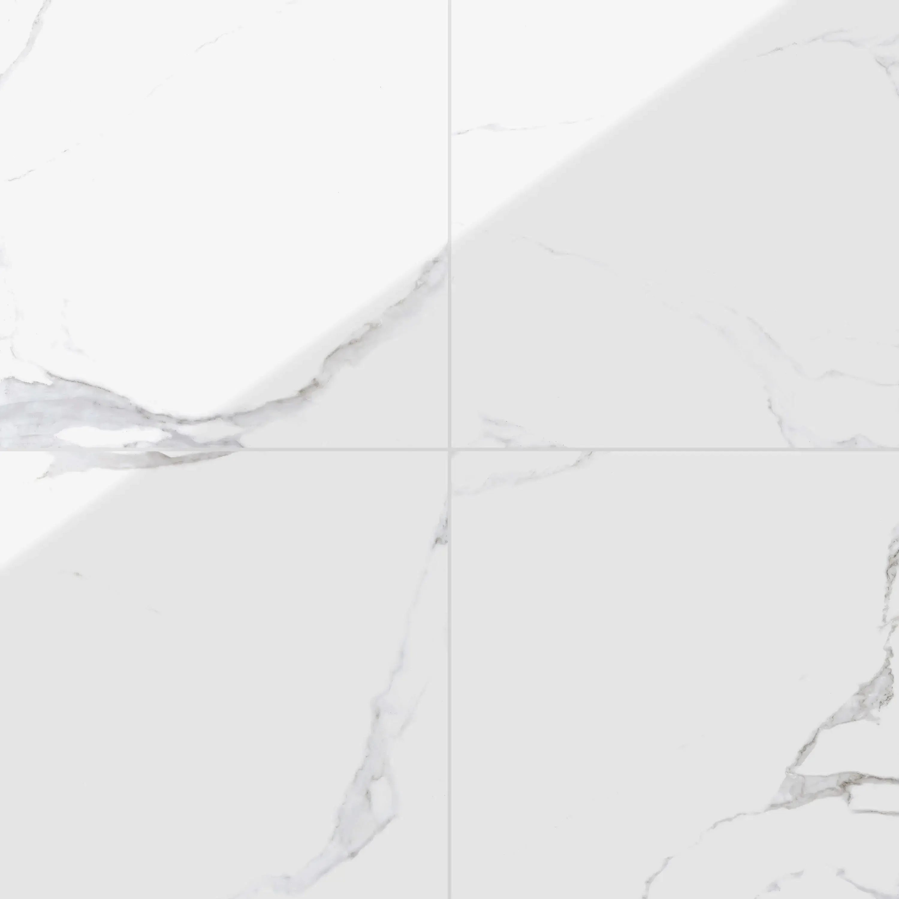 Liguria Porcelain Tile Silver Glossy 24x24