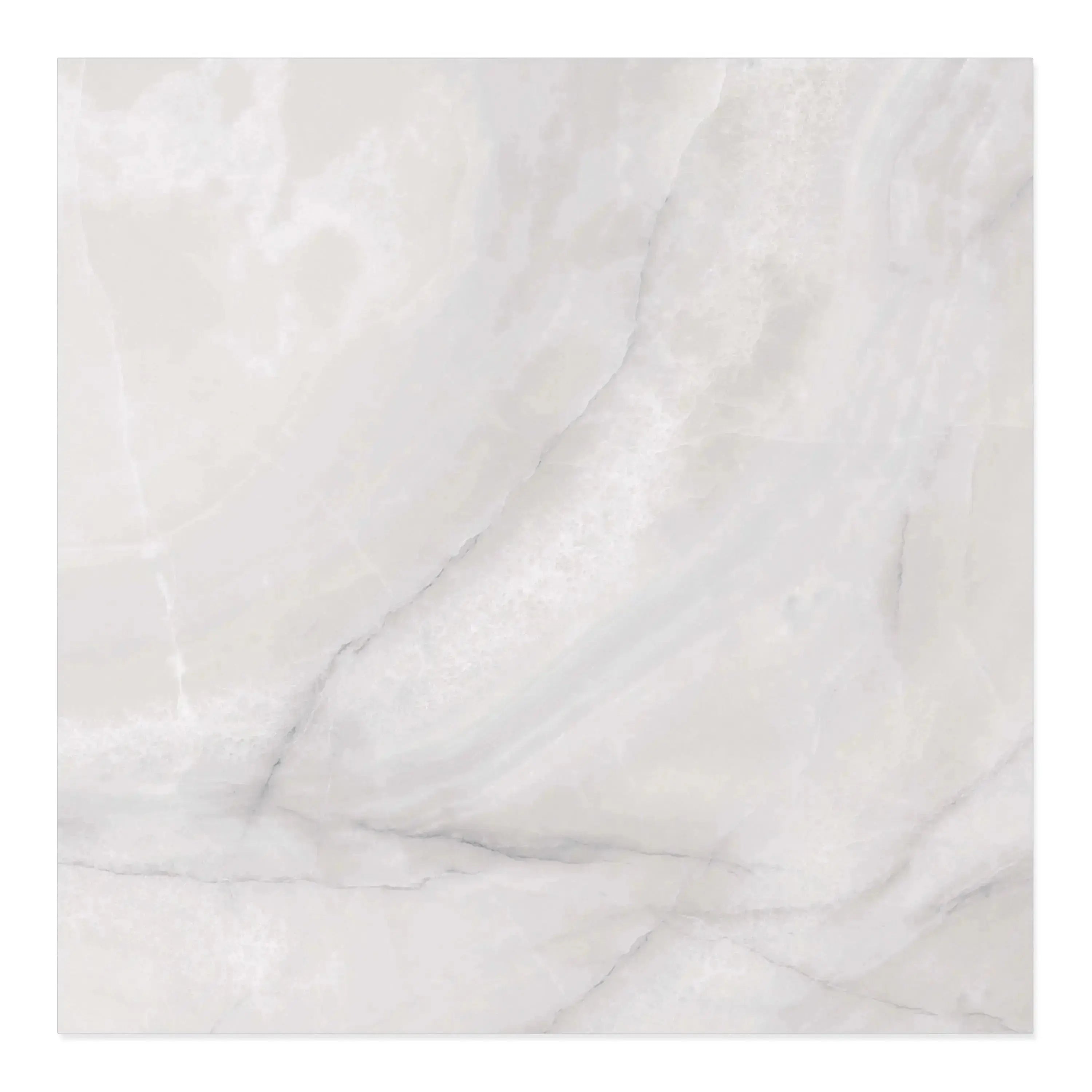 Opal Porcelain Tile White 24x24 Matte
