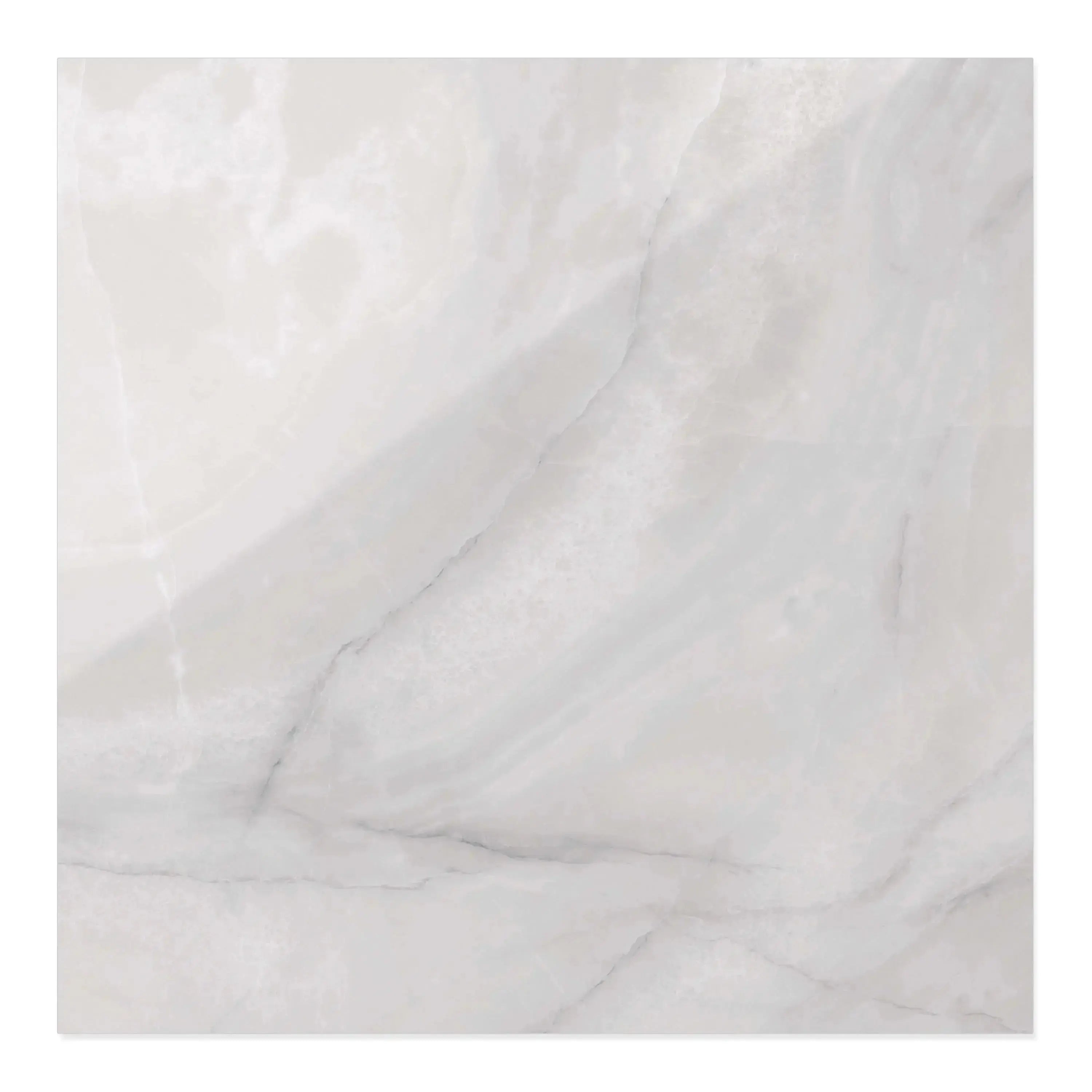 Opal Porcelain Tile White 24x24 Polished