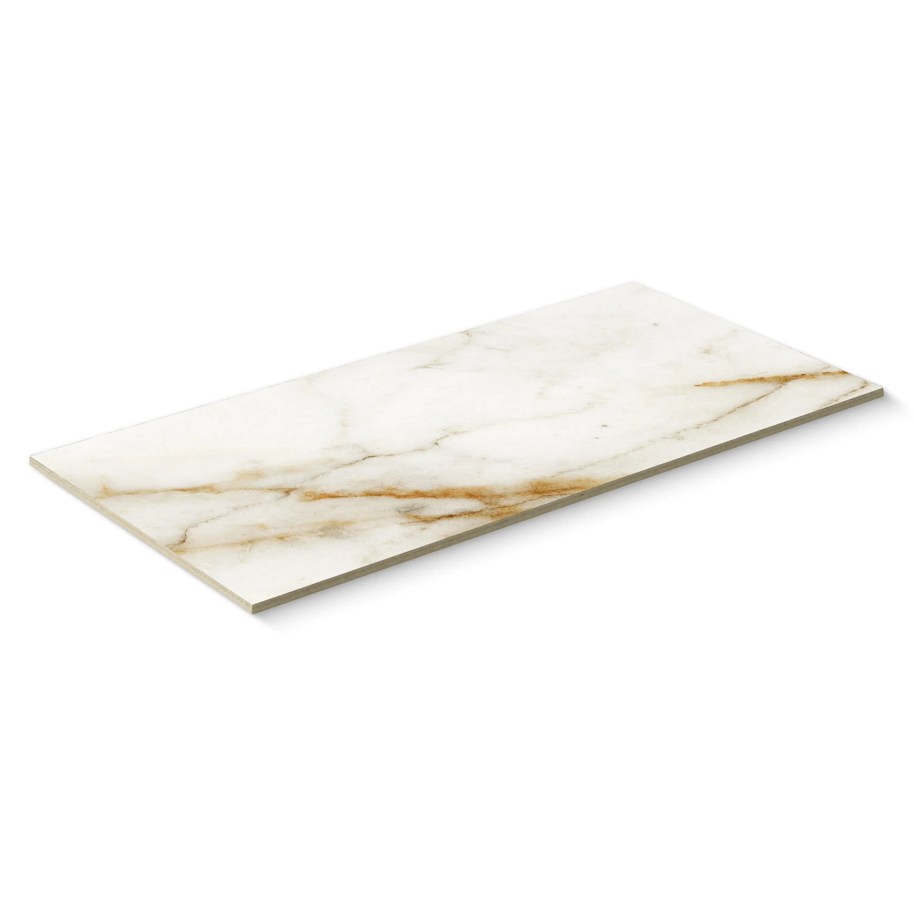 Aurora Porcelain Tile White Matte 12x24