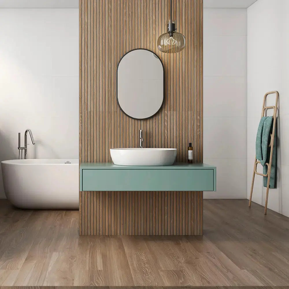 Island Oak Wall Ceramic Tile Miel