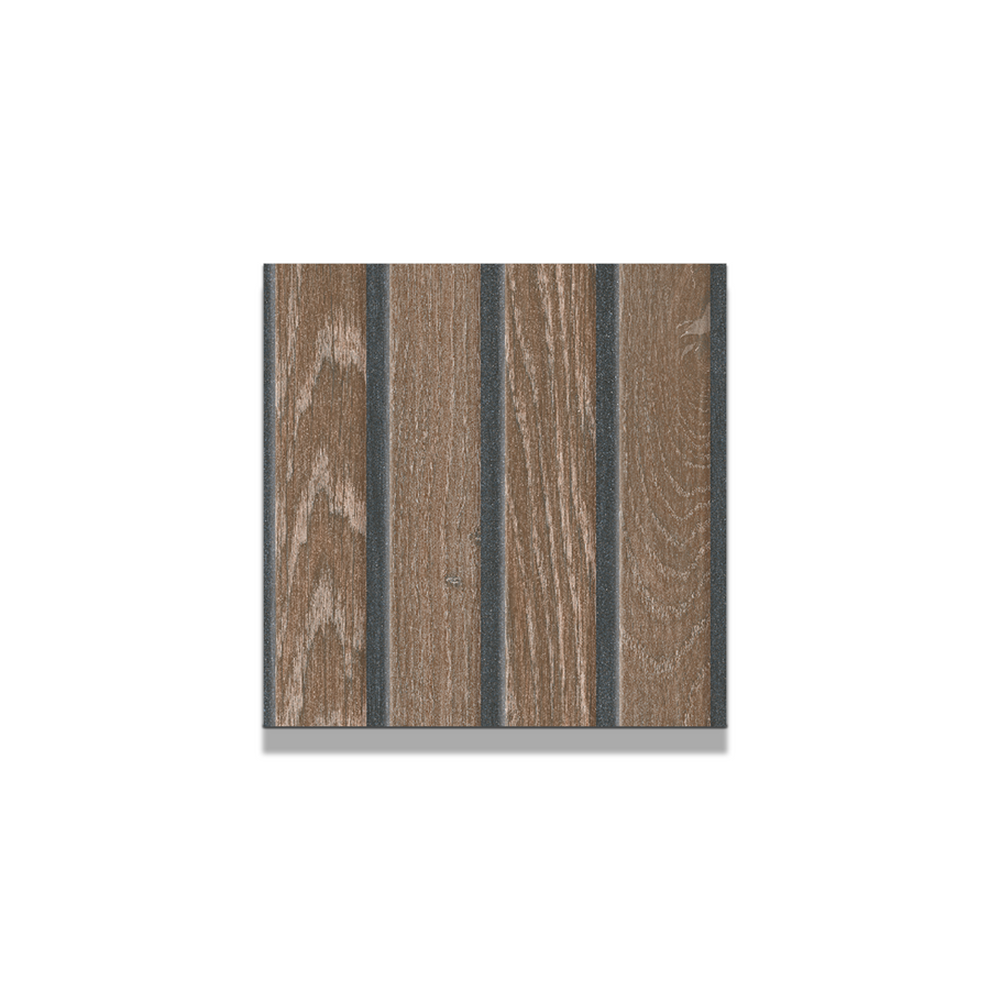 Island Oak Ceramic Wall Tile 4"x4" Sample
