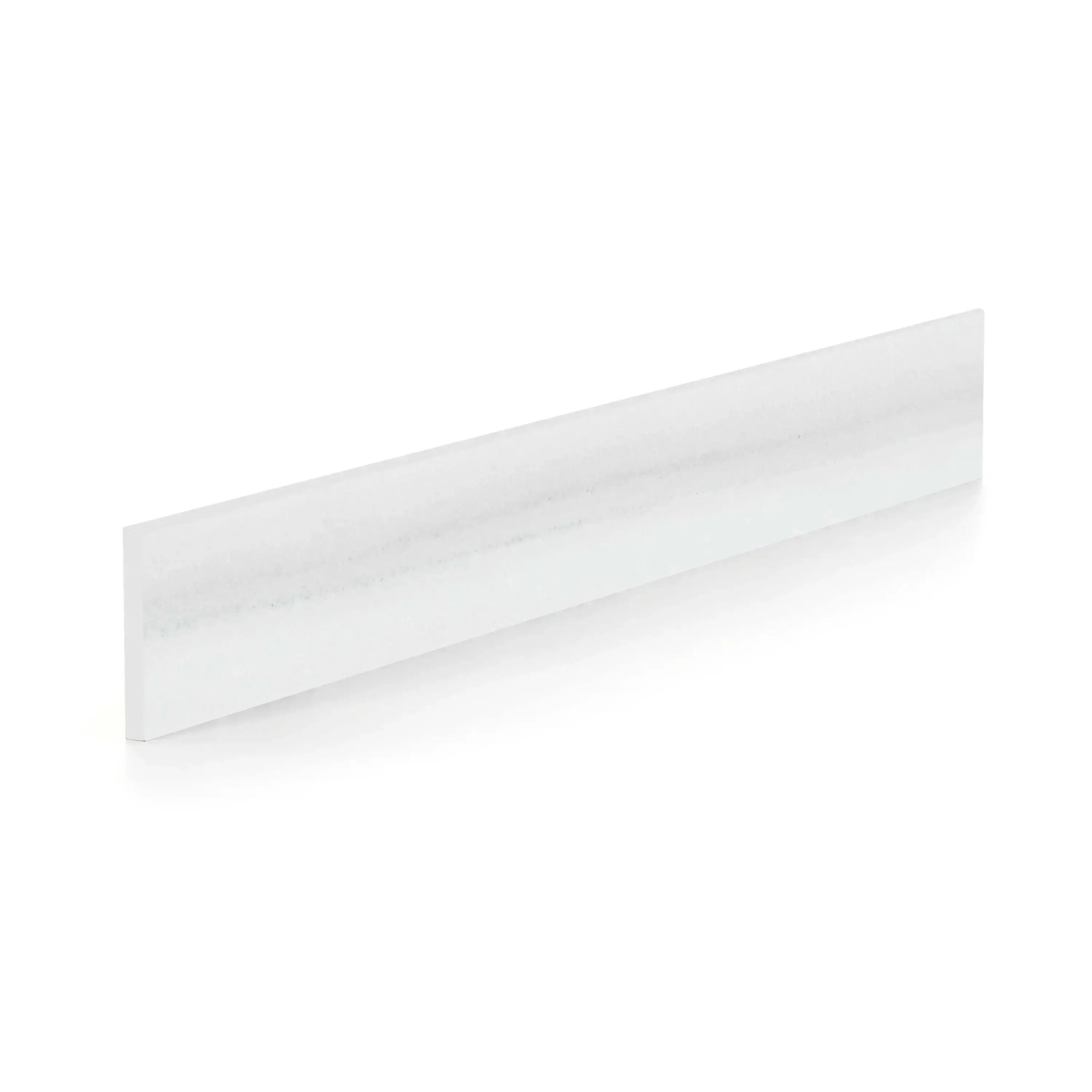 Dolostone Porcelain Tile White Bullnose Matte