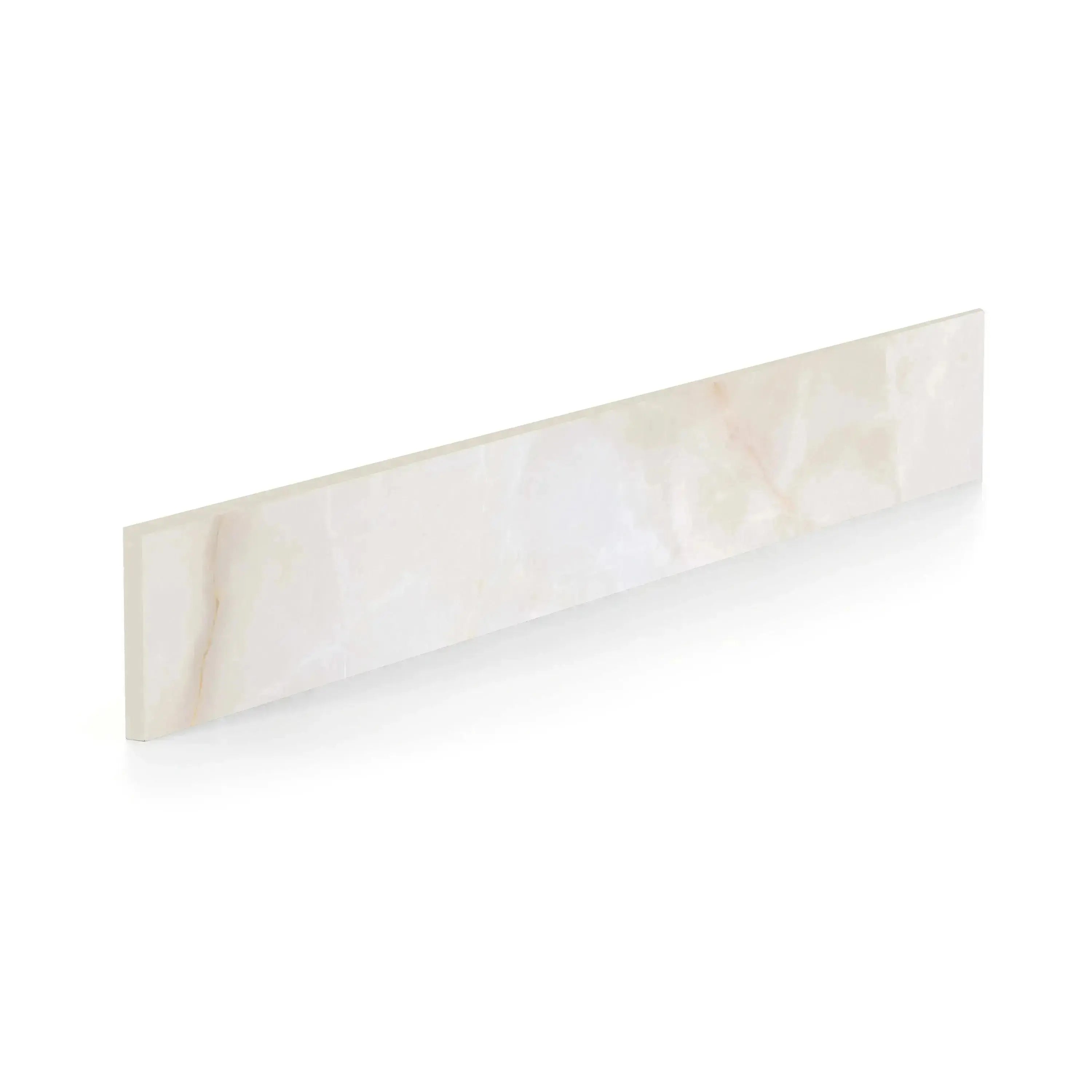Opal Porcelain Tile Cream Bullnose Matte