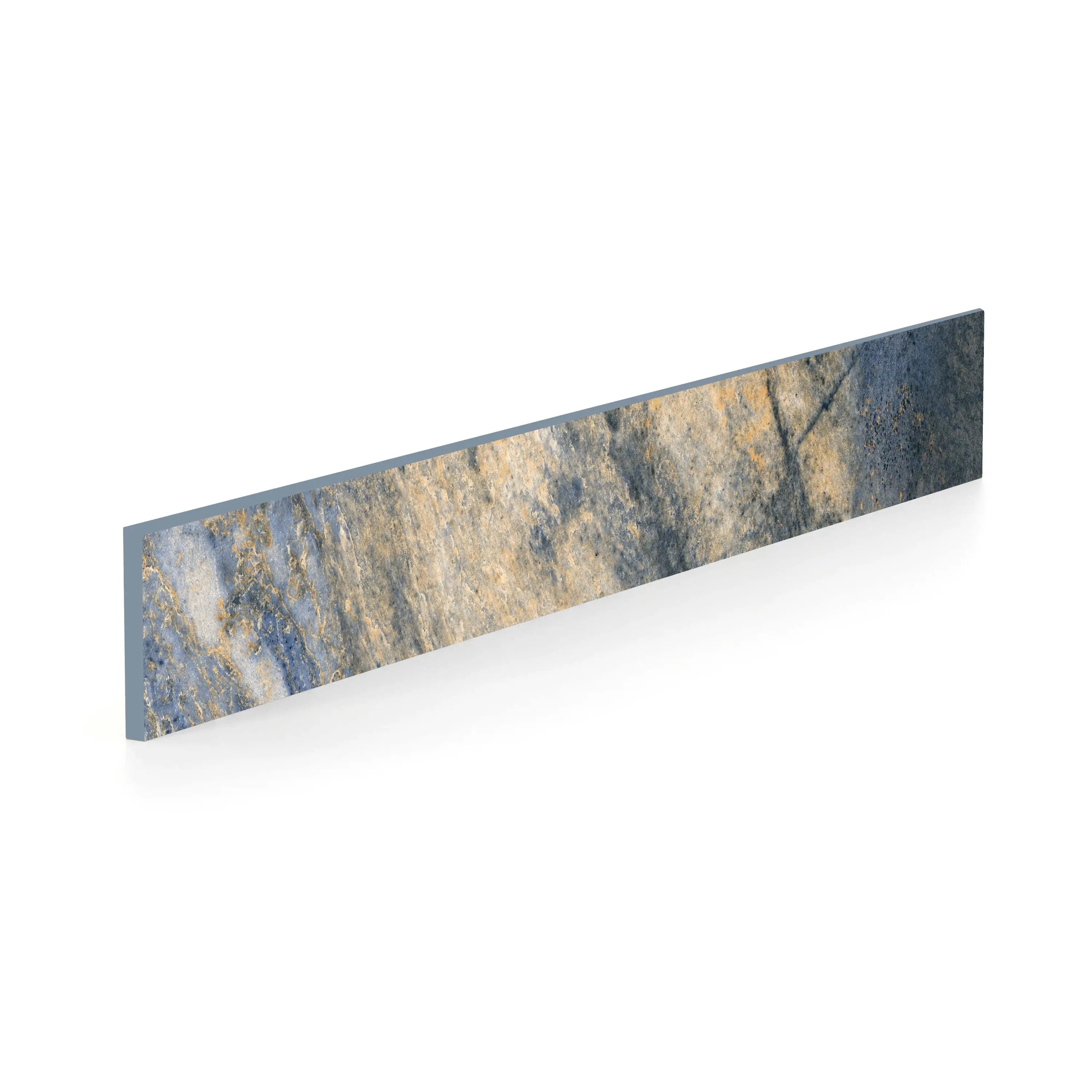 Nebula Porcelain Tile Azul Bullnose