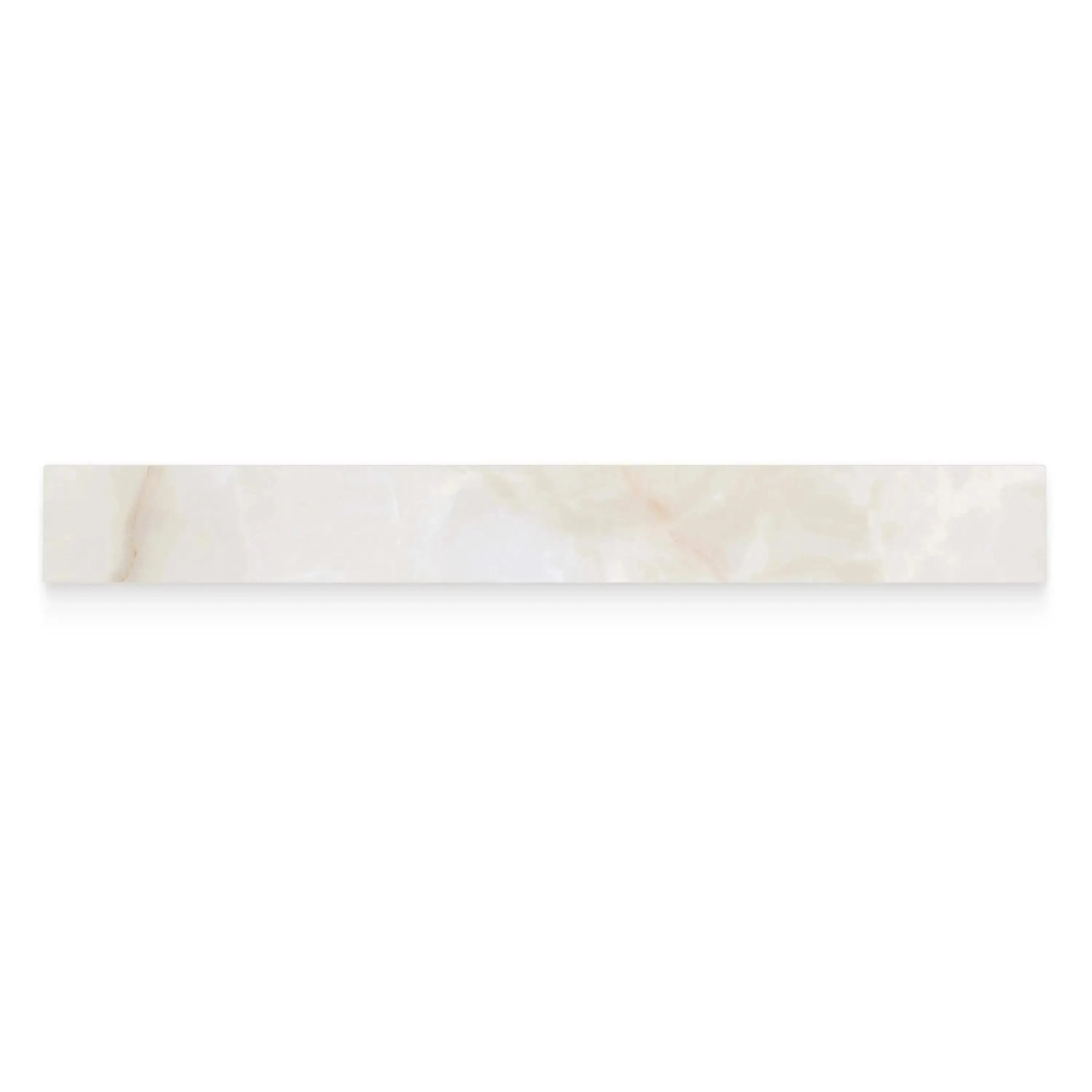 Opal Porcelain Tile Cream Bullnose Matte