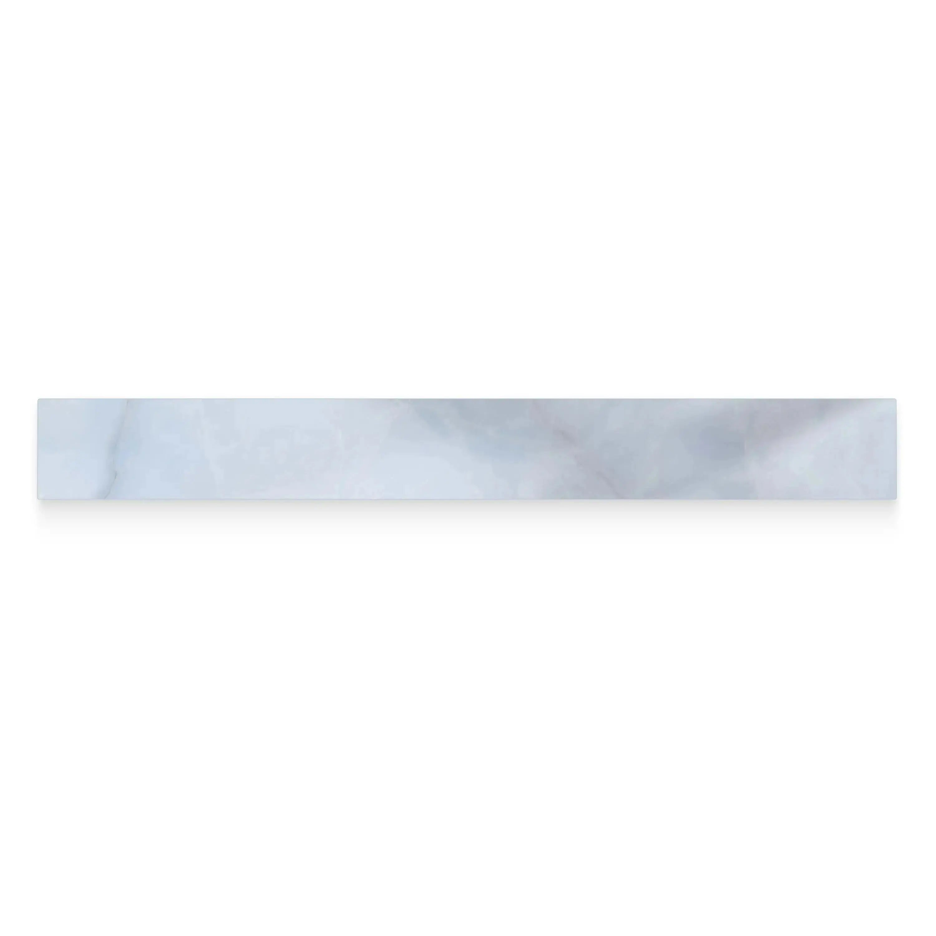 Opal Porcelain Tile Blue Bullnose Polished