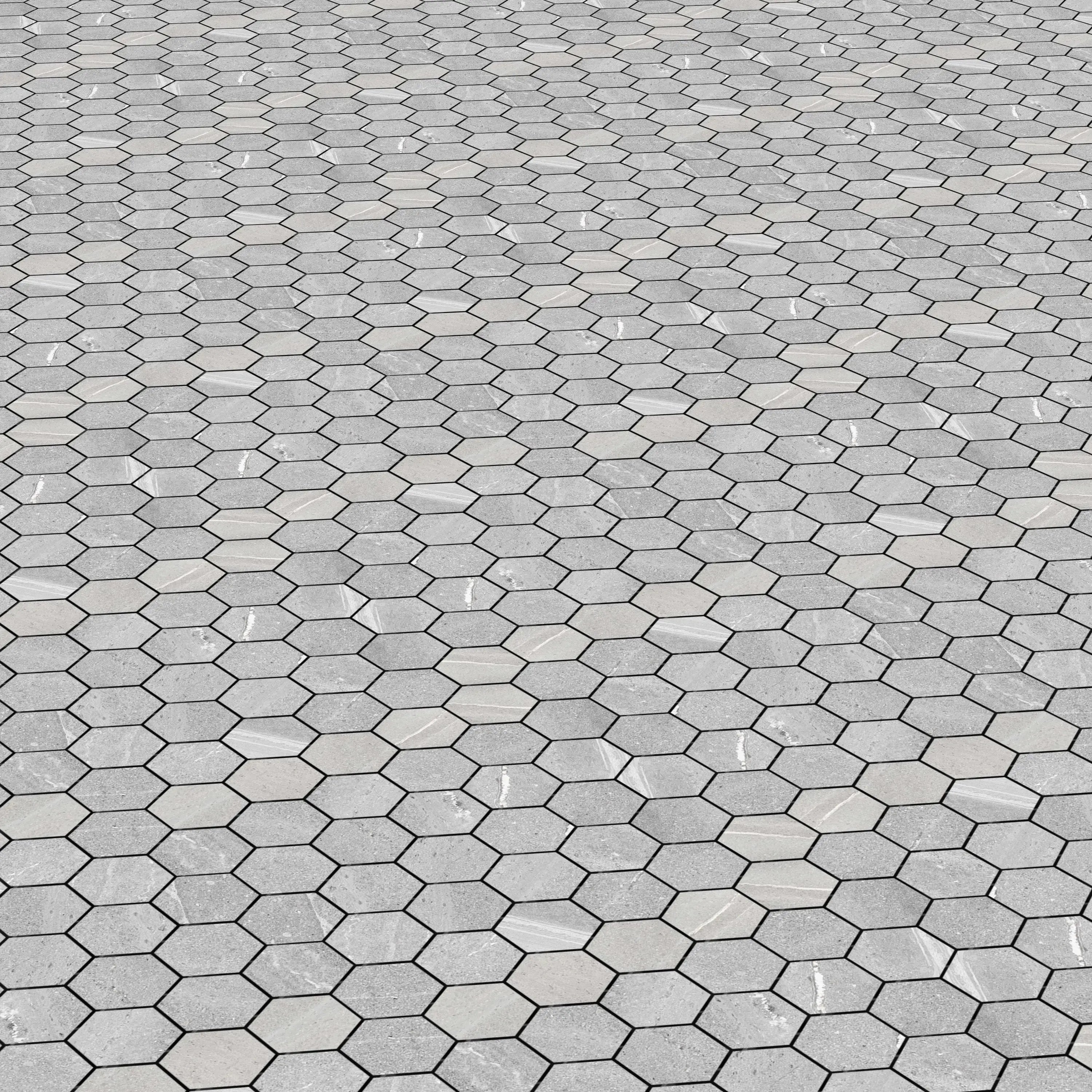 Burlington Porcelain Tile Perla Hexagon Mosaic 11x13 Sheet