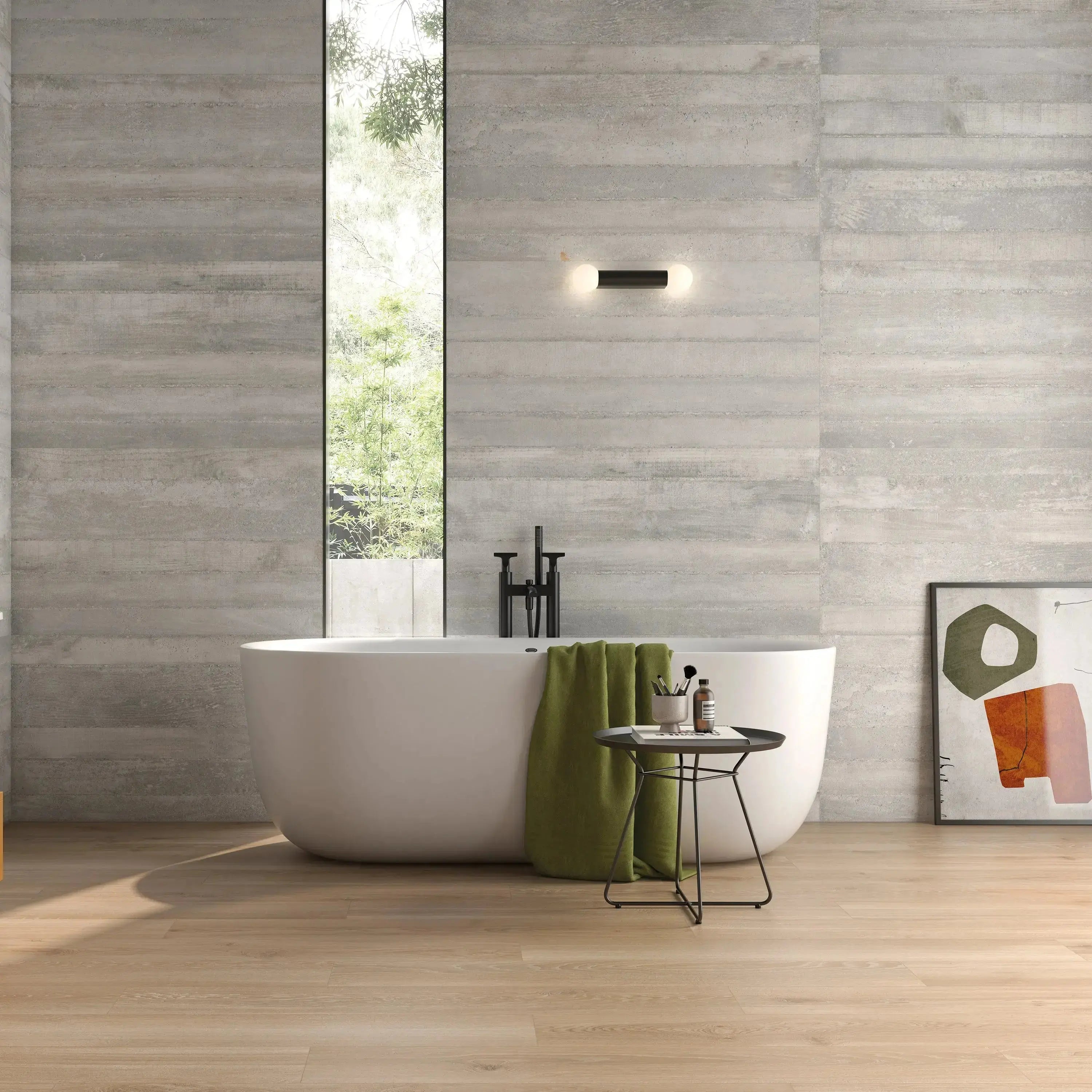 Island Oak Porcelain Tile Haya