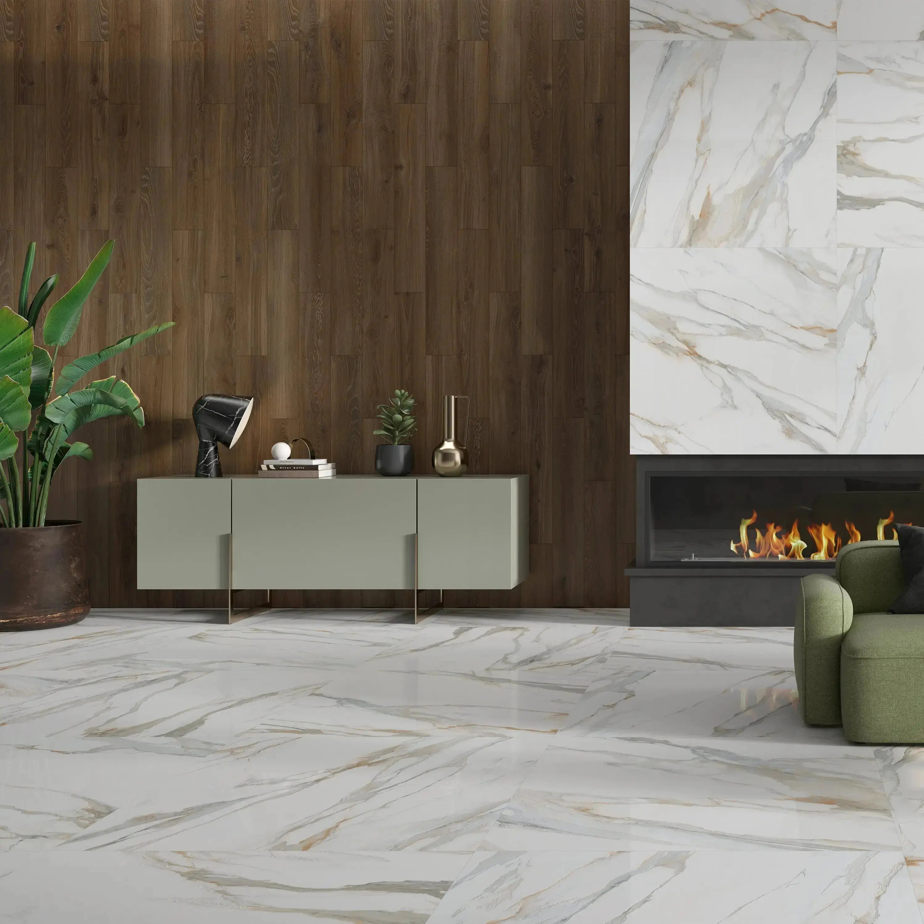 Island Oak Porcelain Tile Roble