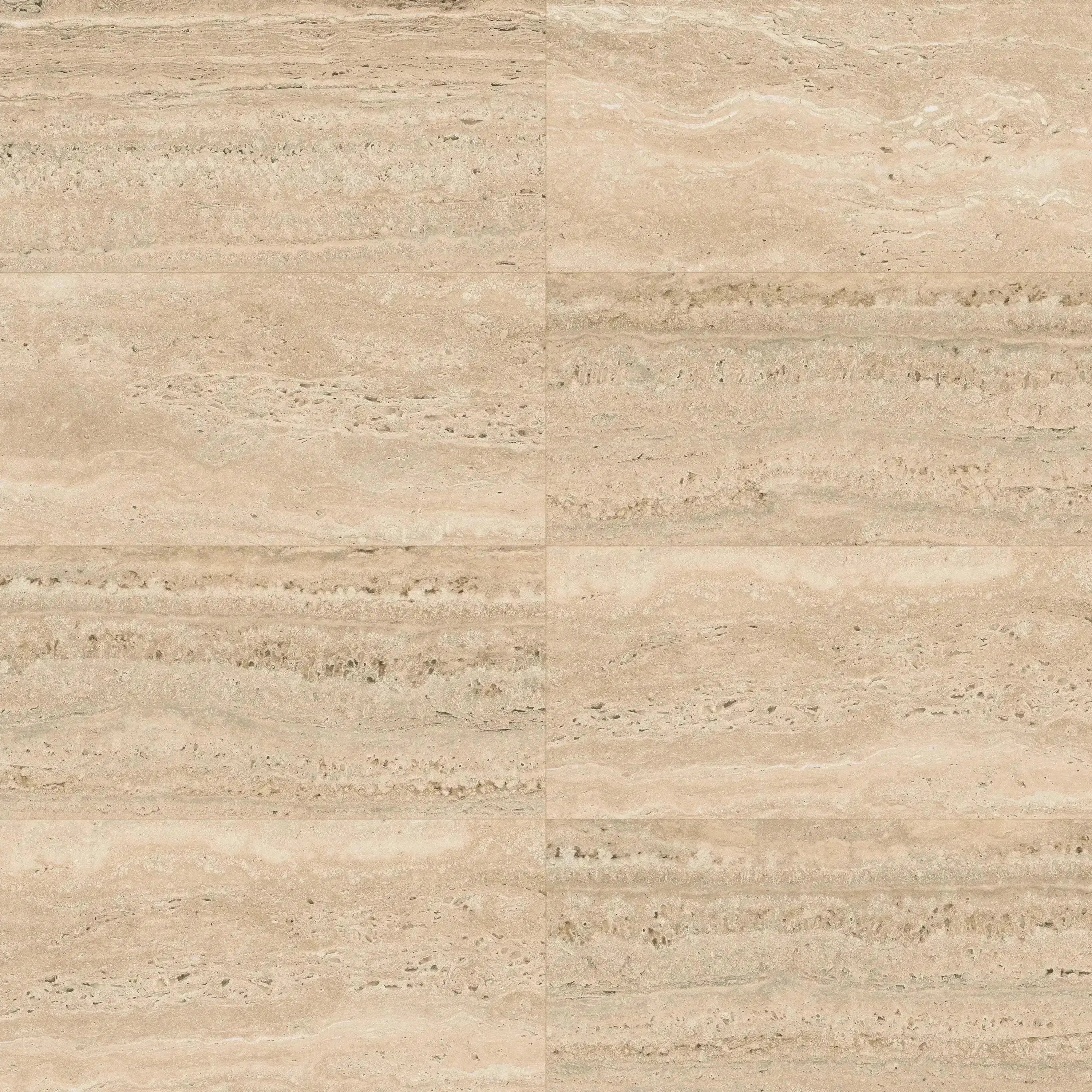 Travertino Porcelain Tile Beige 12x24 Matte