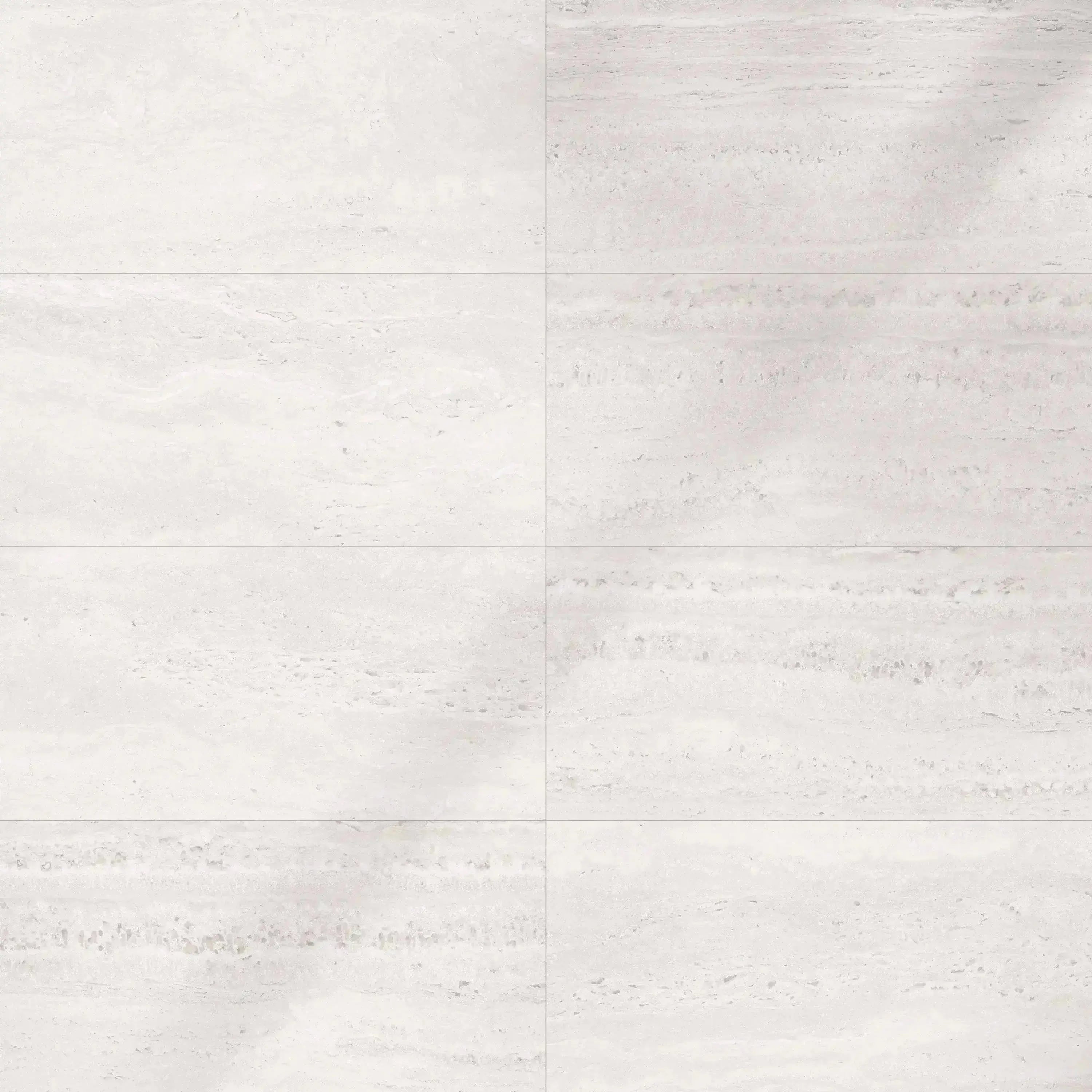 Travertino Porcelain Tile White 12x24 Polished