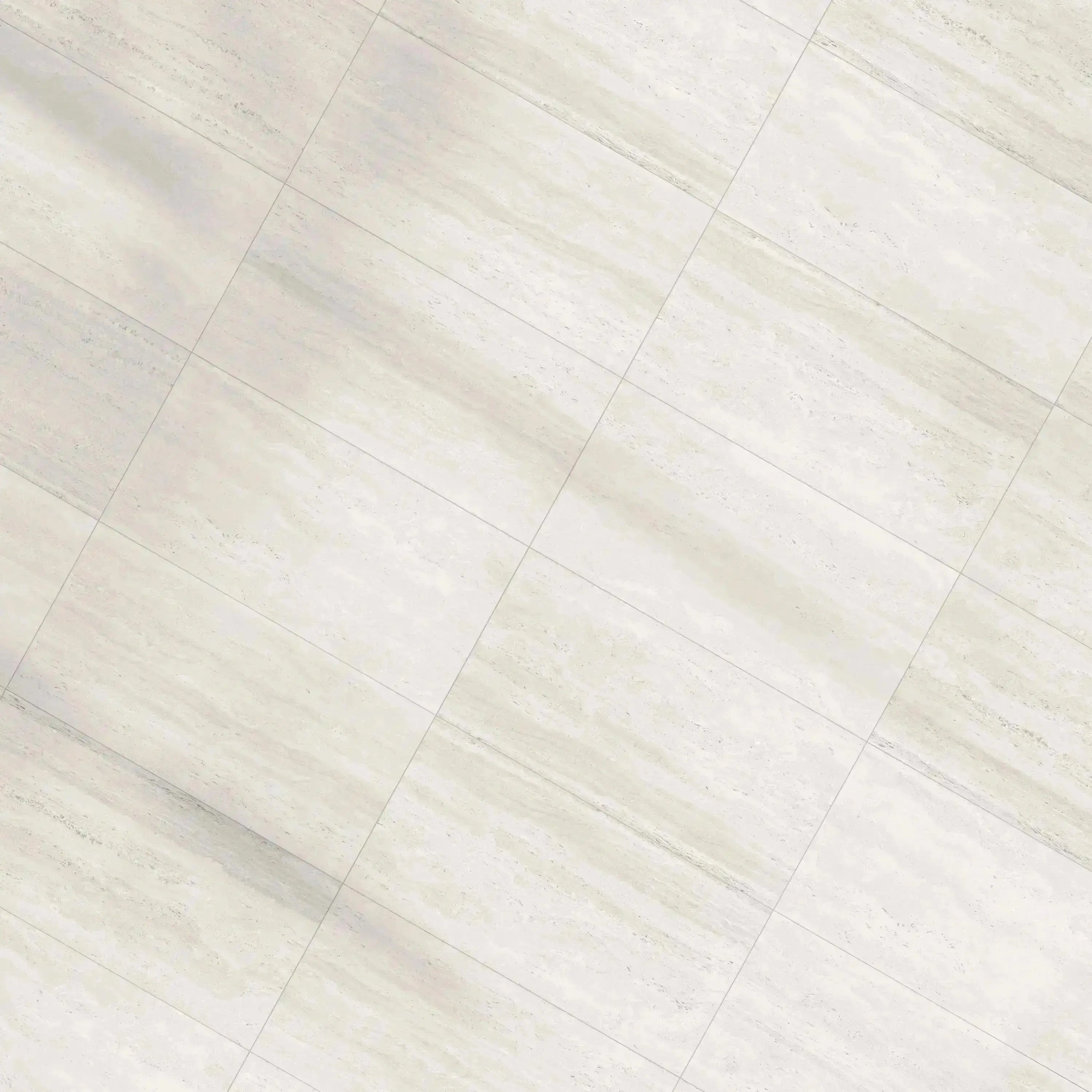 Travertino Porcelain Tile White 24x48 Polished