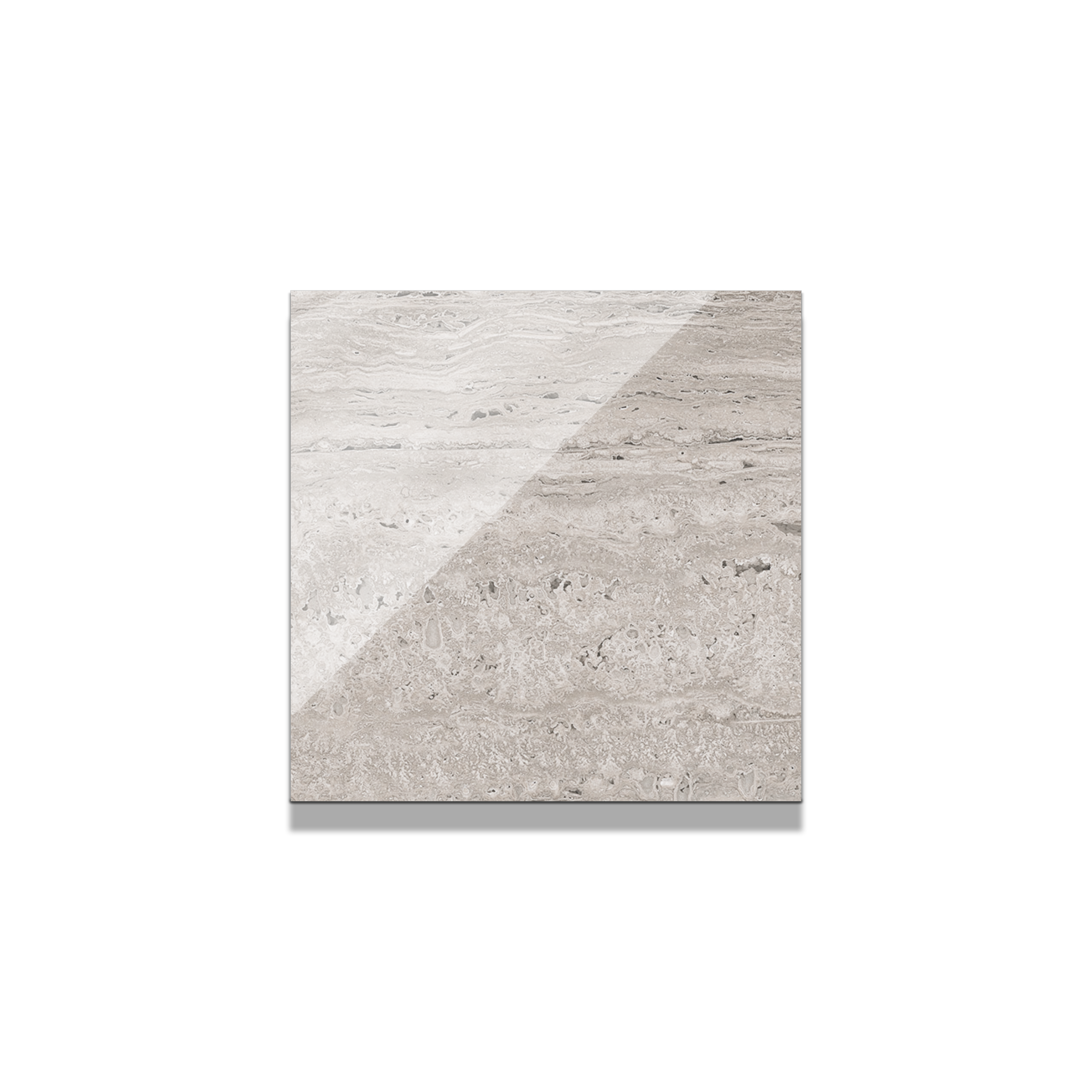Travertino Porcelain Tile 4"x4" Sample