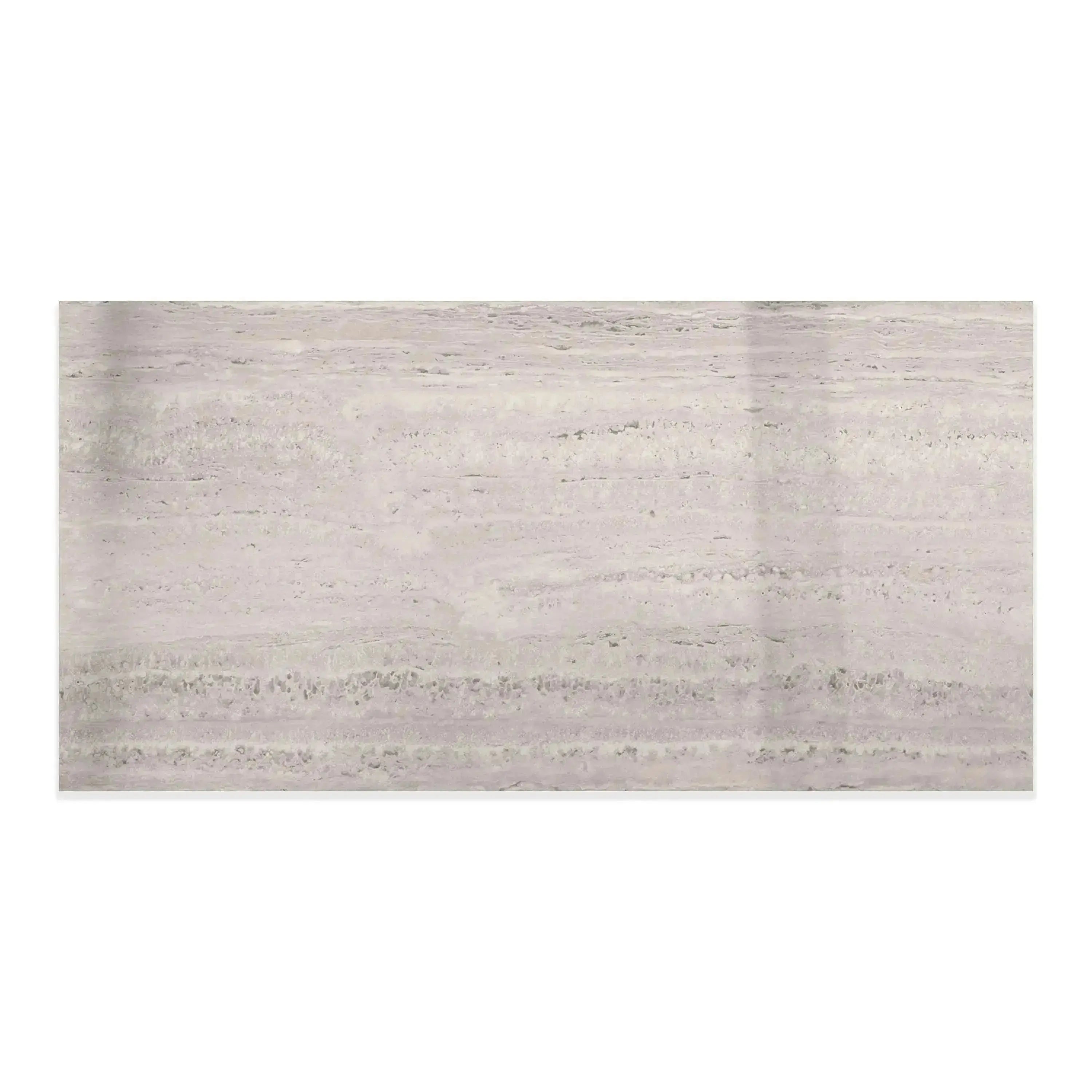 Travertino Porcelain Tile Gray 24x48 Polished