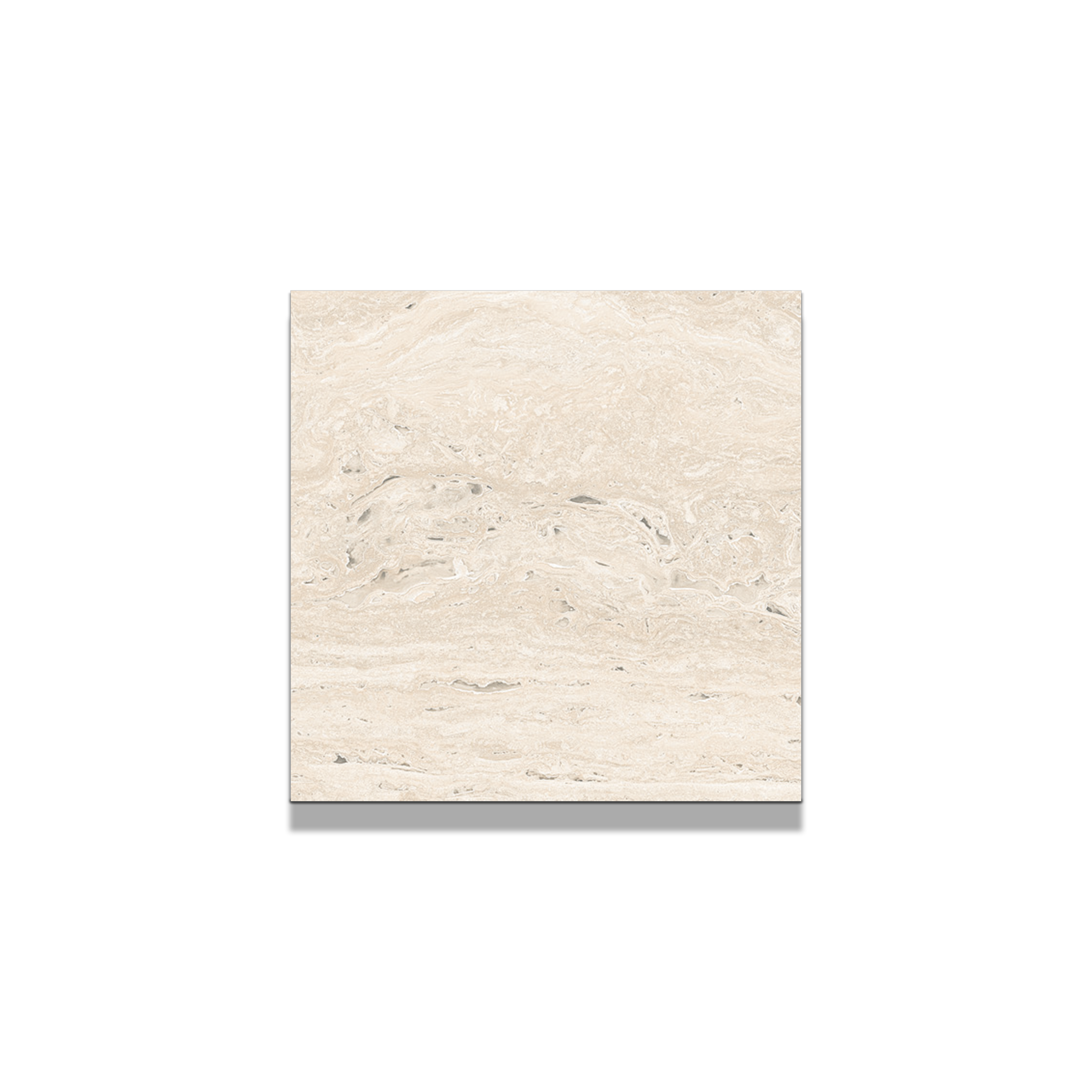 Travertino Porcelain Tile 4"x4" Sample