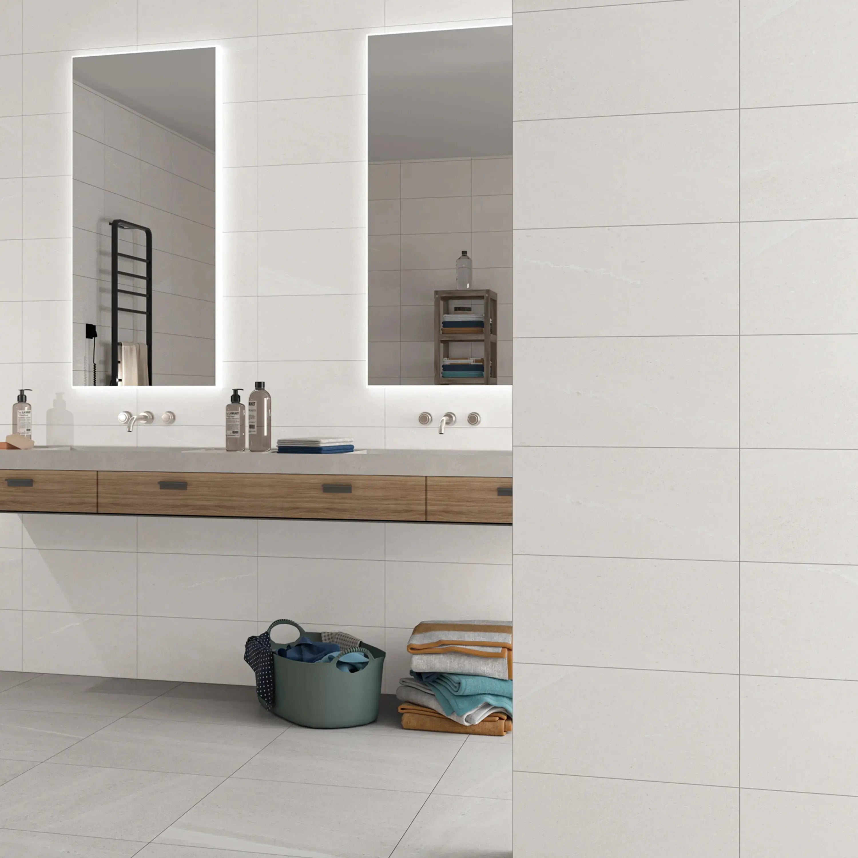 Burlington Porcelain Tile Blanco 12x24