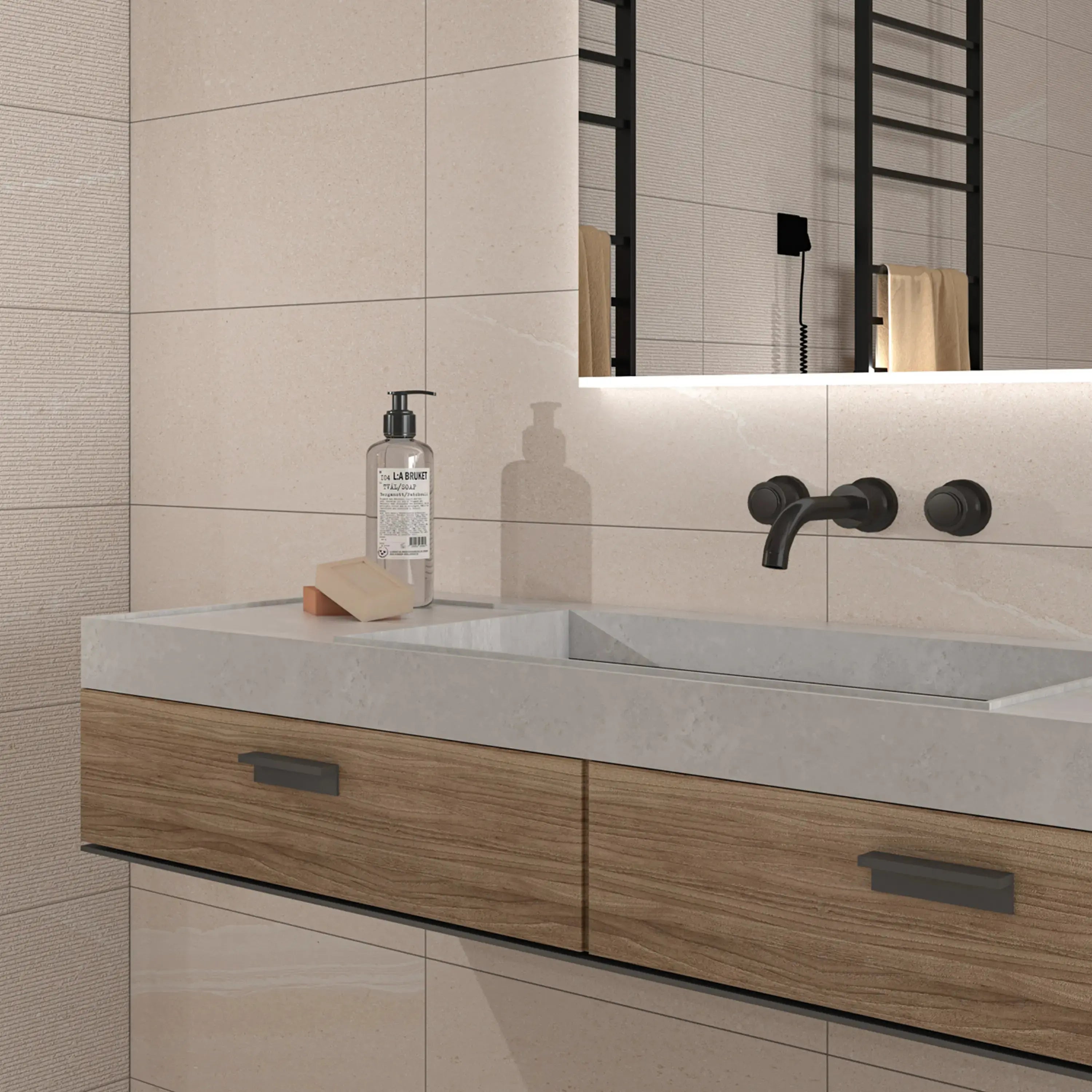 Burlington Porcelain Tile Marfil 12x24