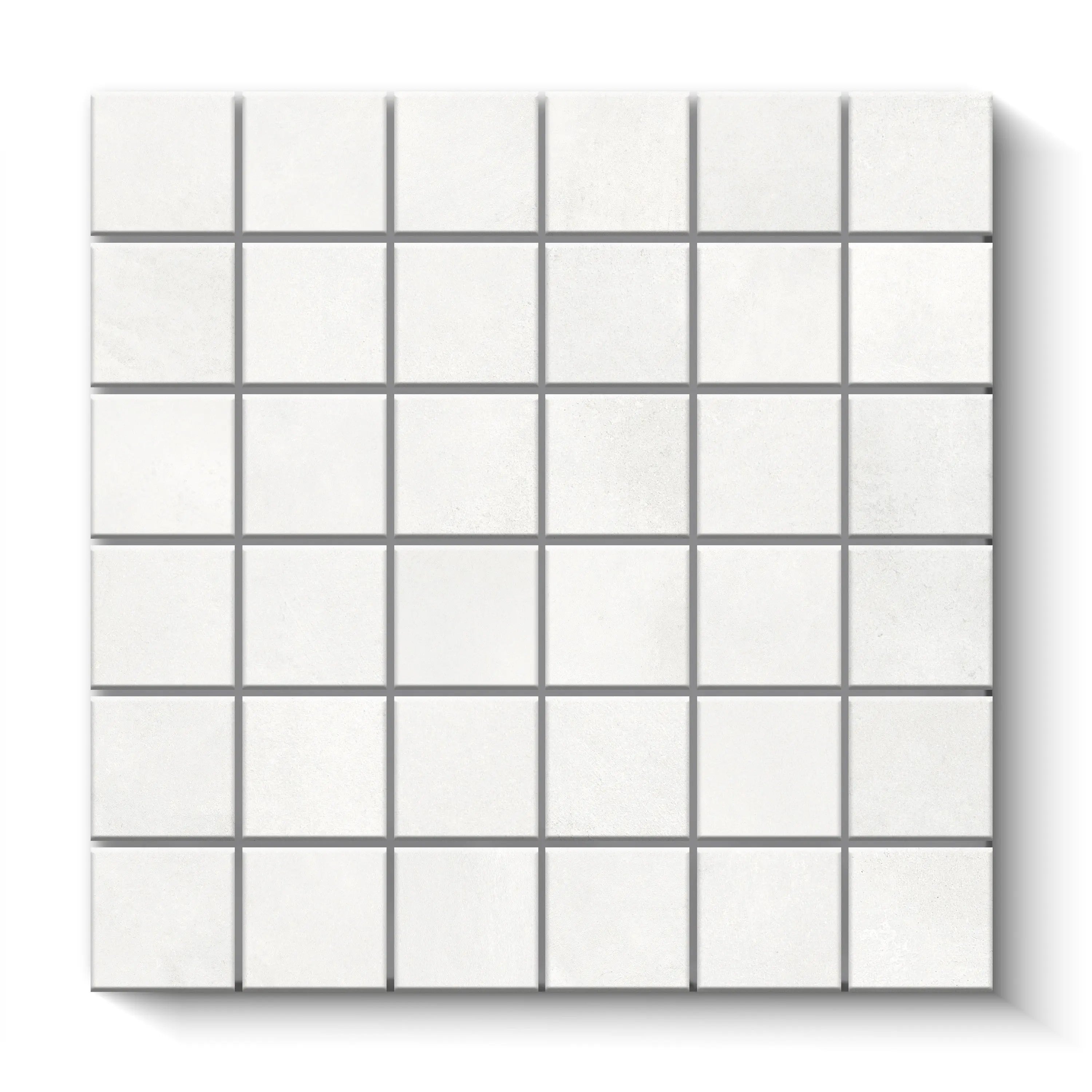 Bond Porcelain Tile Blanco Square Mosaic 2x2 Sheet