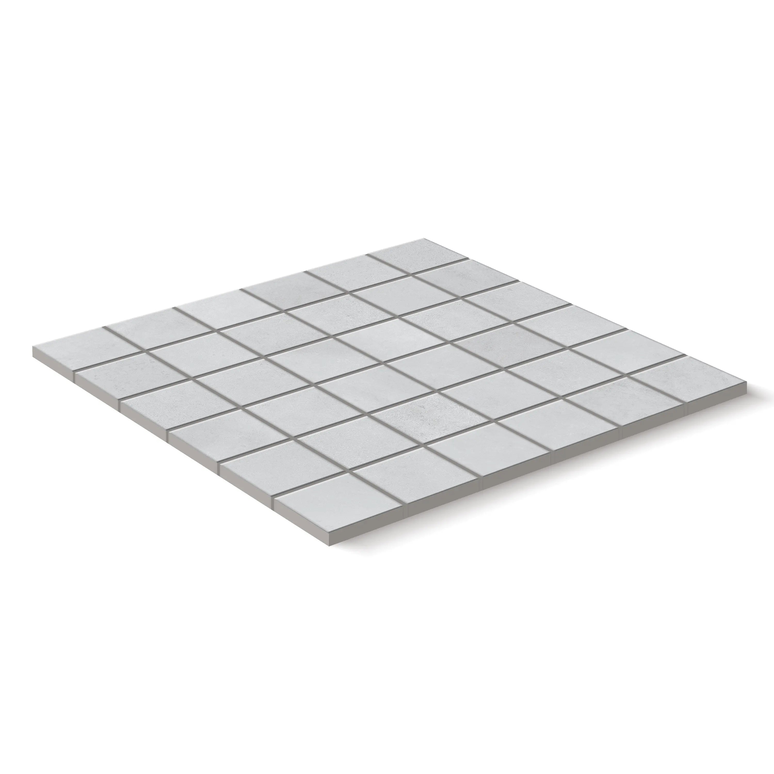 Bond Porcelain Tile Gris Square Mosaic 2x2 Sheet