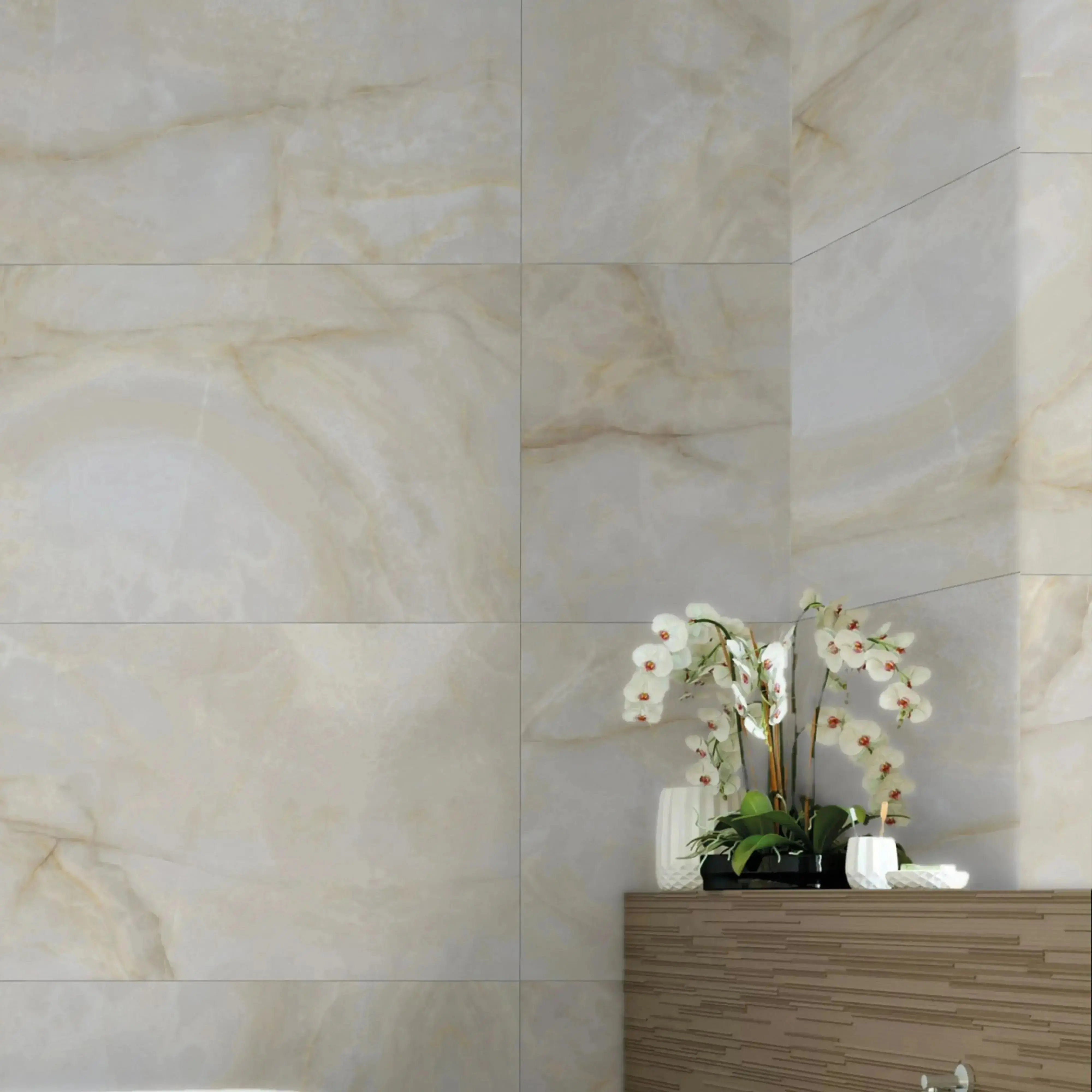 Opal Porcelain Tile Cream 24x24 Matte