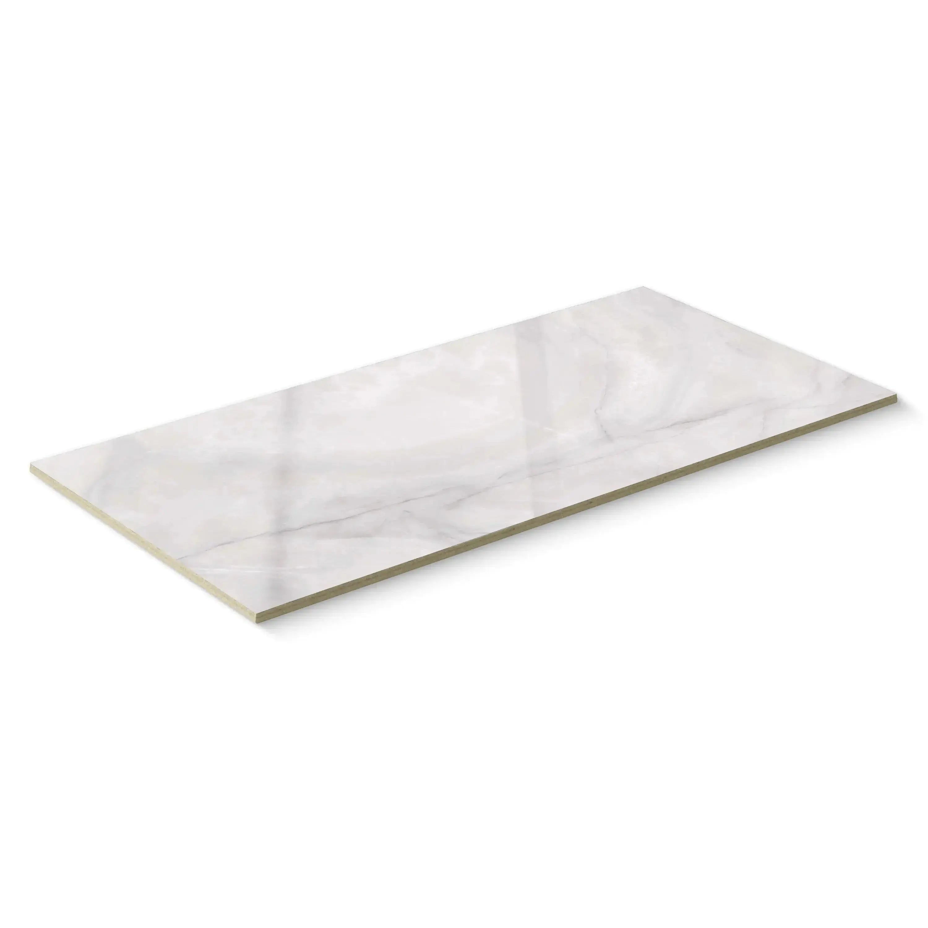 Opal Porcelain Tile White 12x24 Polished