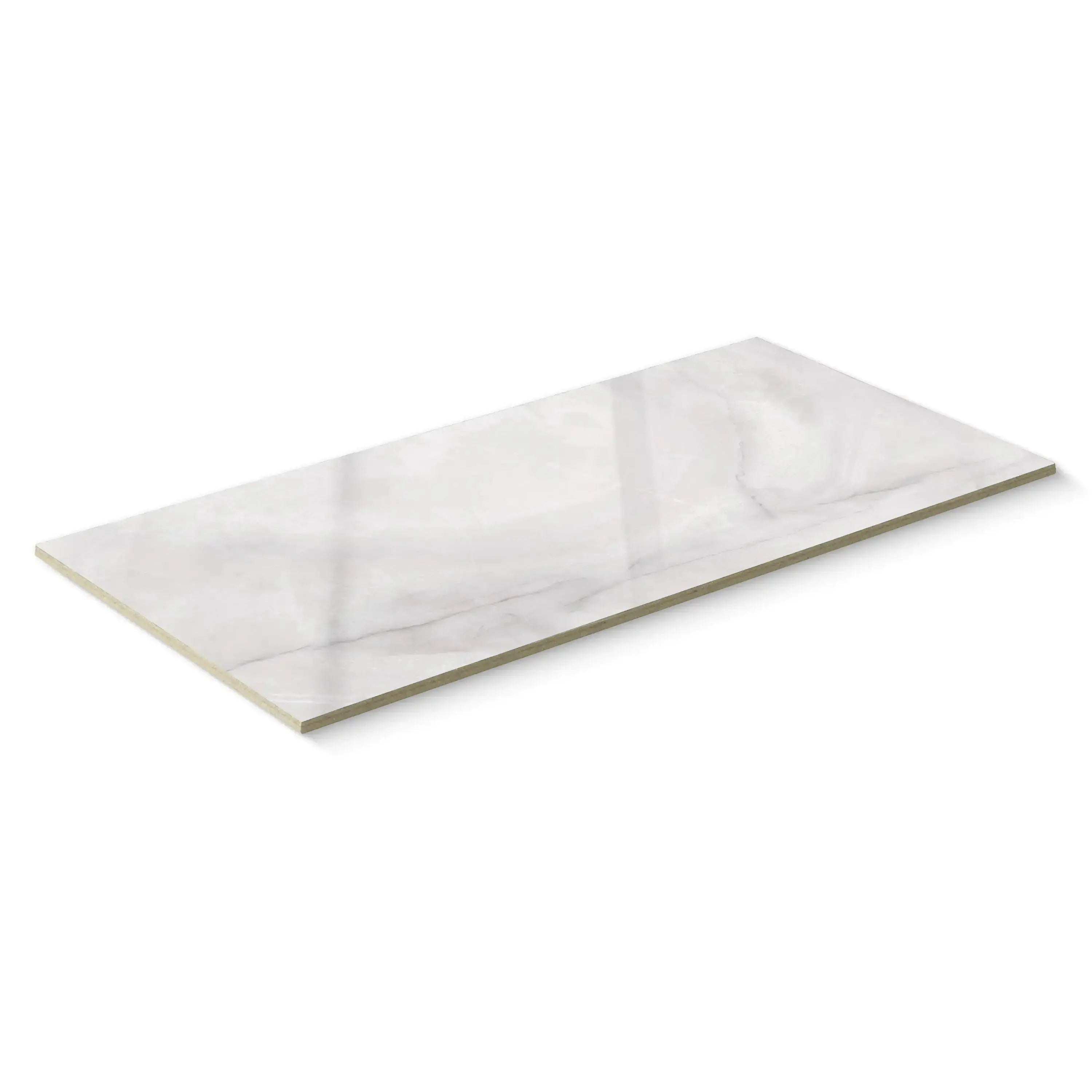 Opal Porcelain Tile White 24x48 Polished