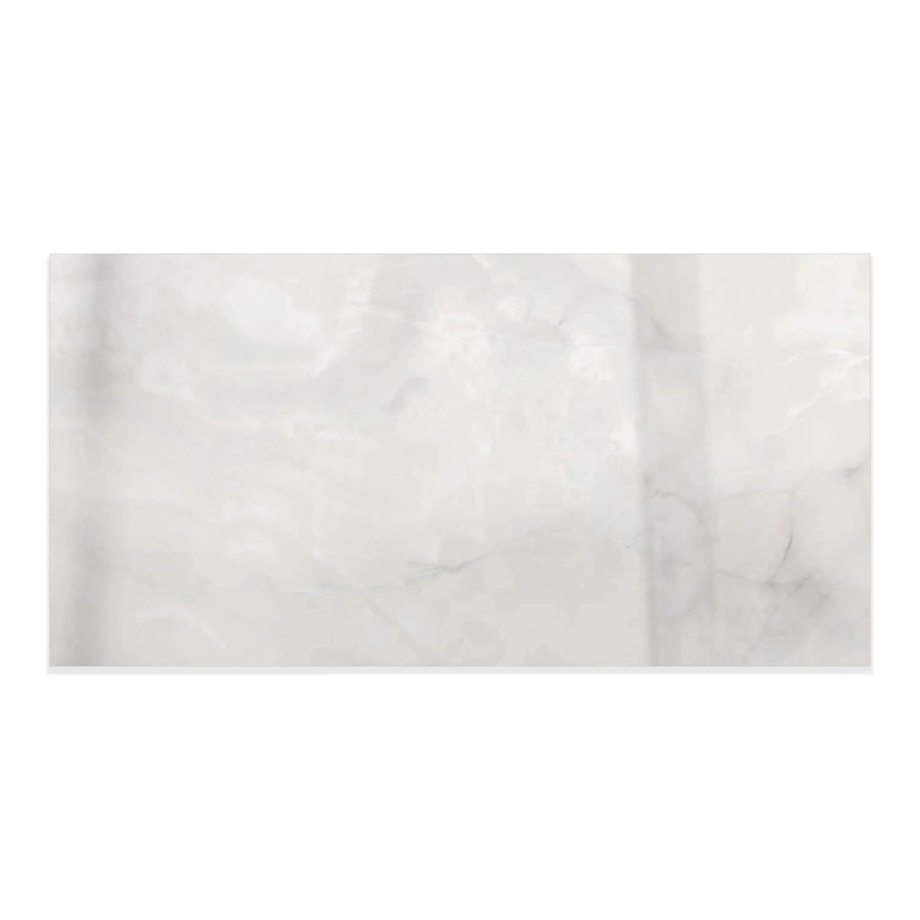 Opal Porcelain Tile White 12x24 Polished