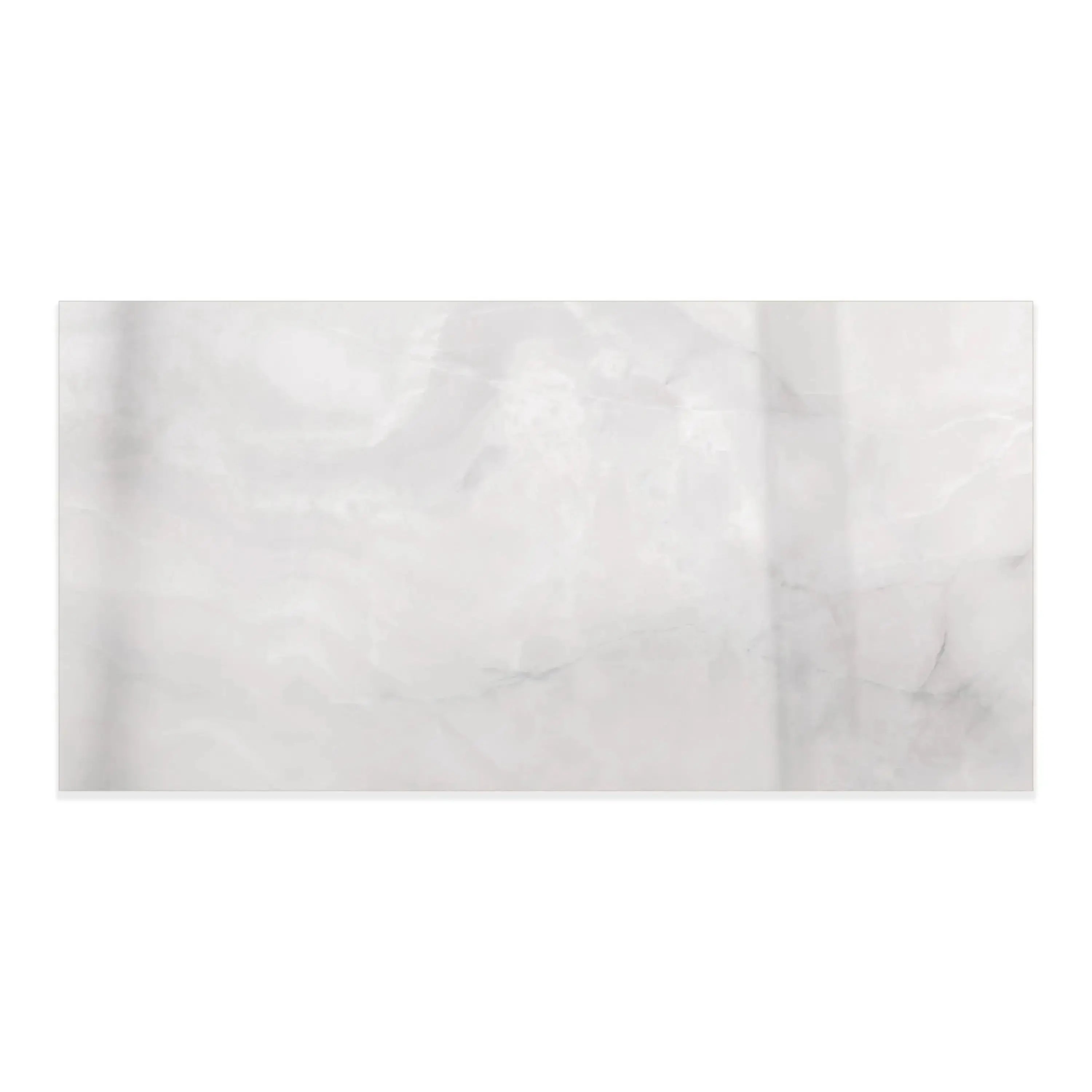 Opal Porcelain Tile White 24x48 Polished