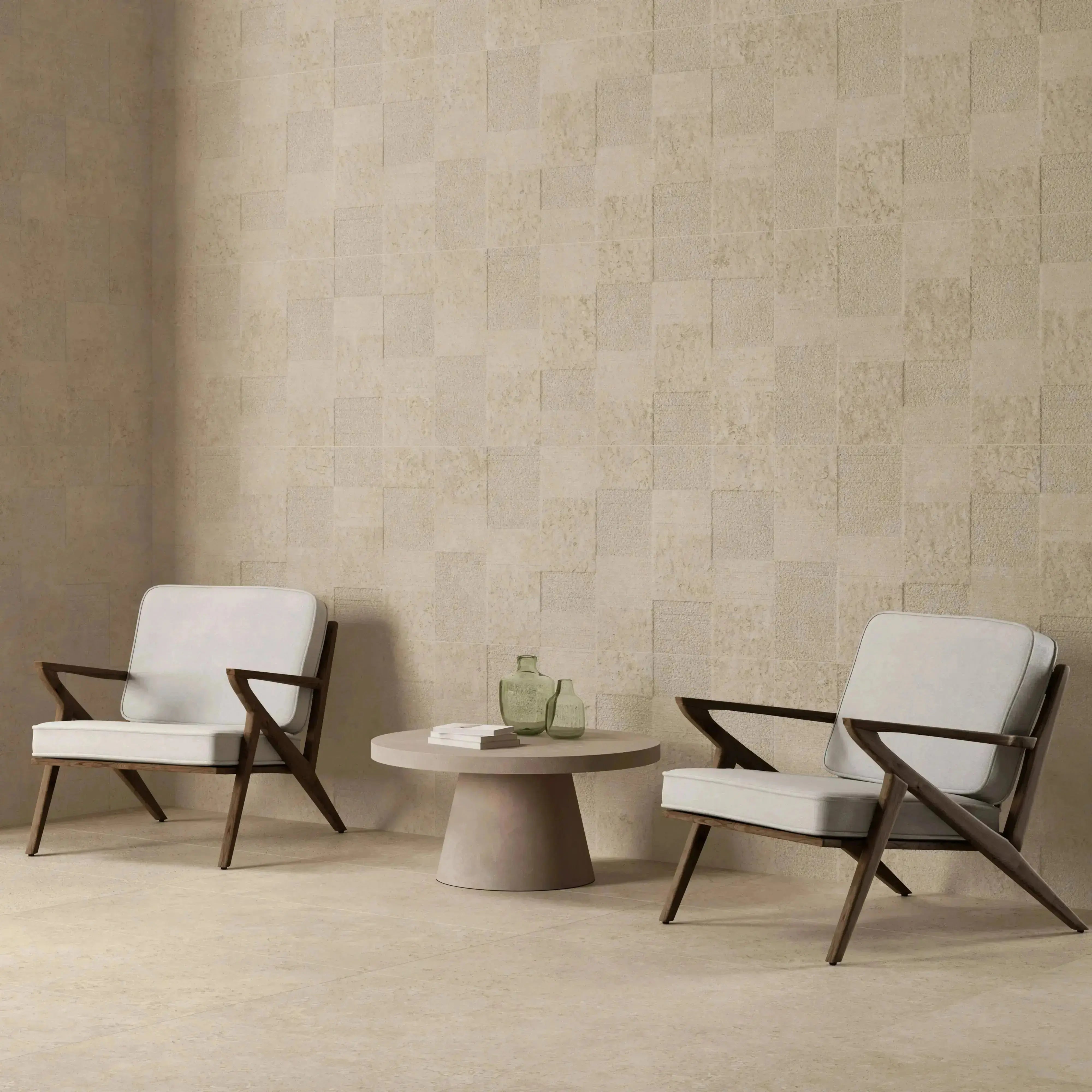 Jerusalem Stone Porcelain Tile Natural 12x24