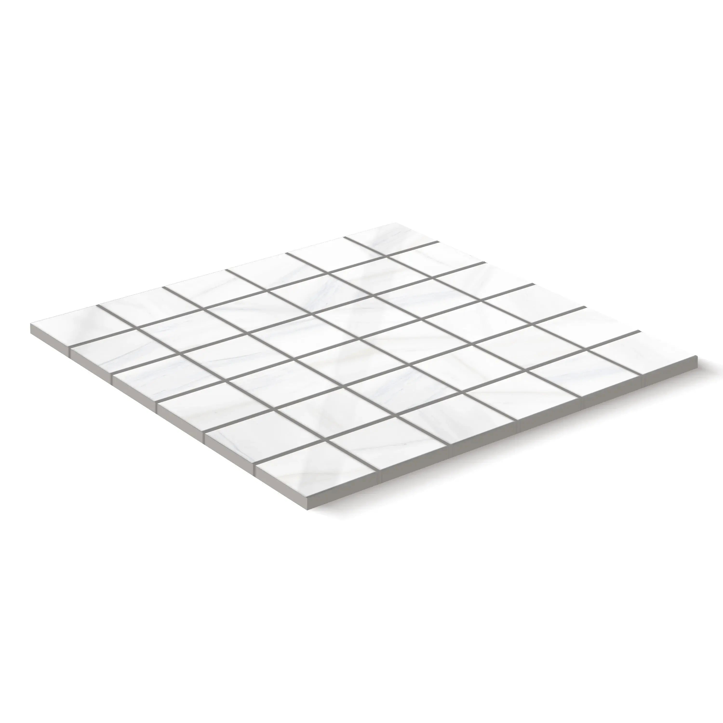 Marbella Porcelain Tile Polished Square Mosaic 2x2 Sheet