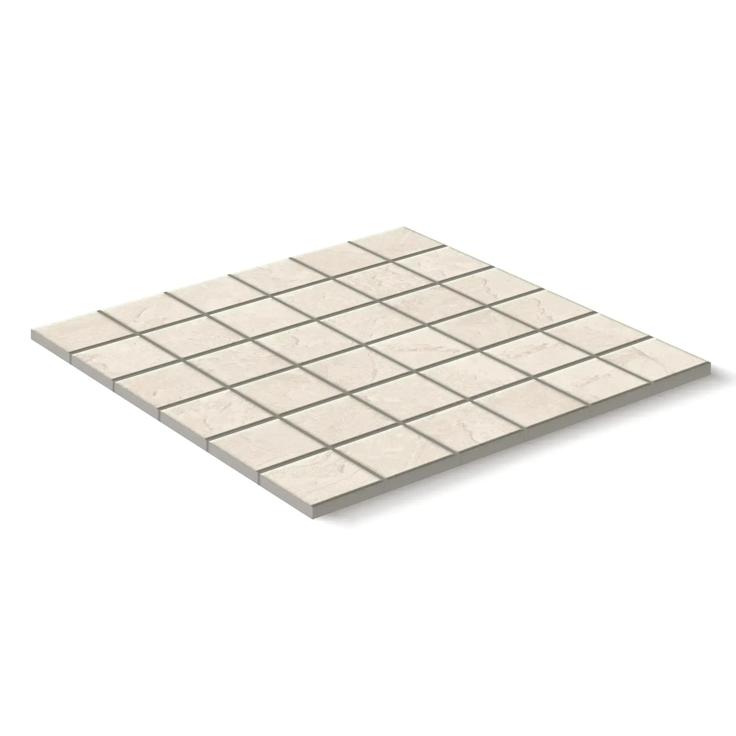 Arizona Porcelain Tile White Square Mosaic 12x12 Sheet