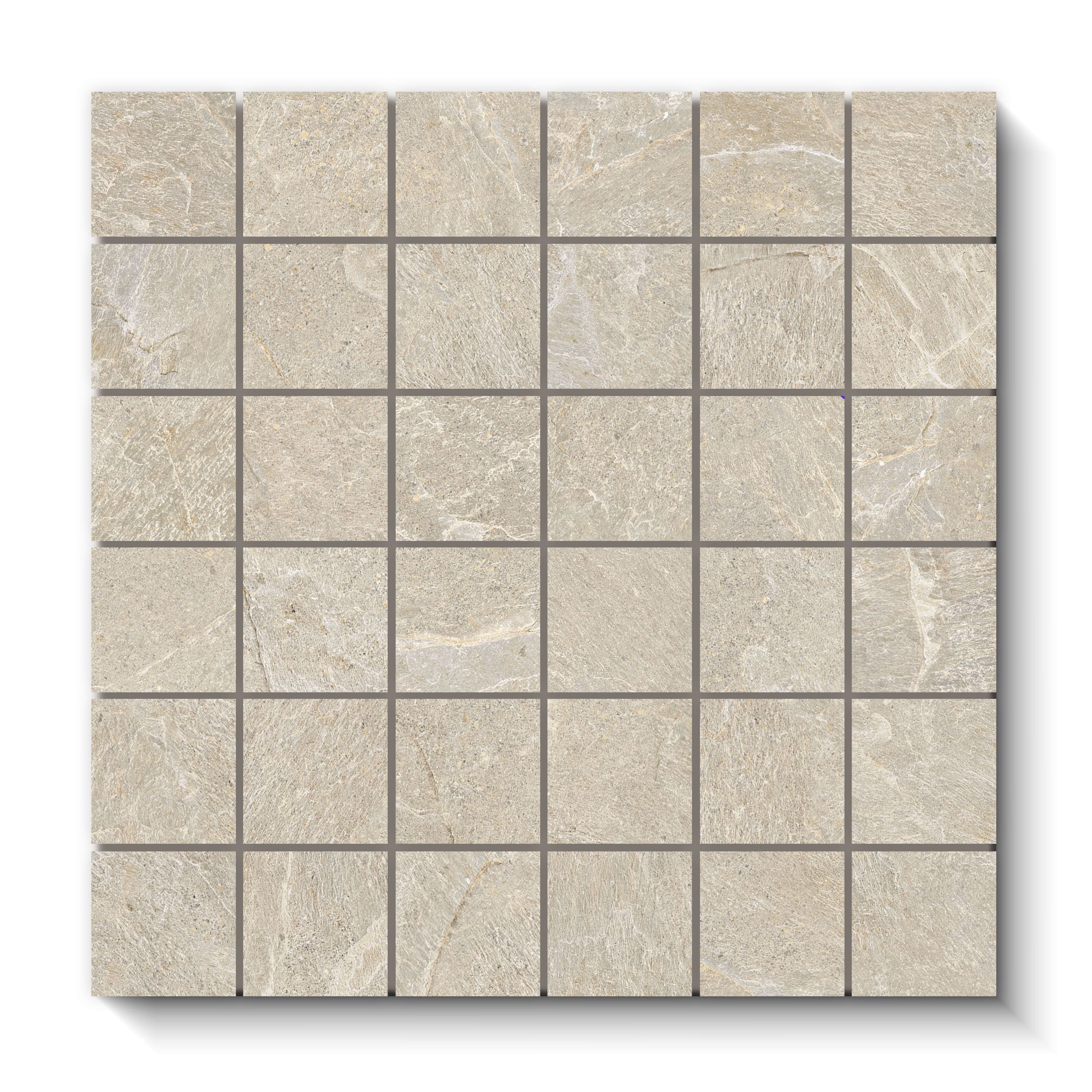 Ardesia Slate Cocoa Matte 2x2 Mosaic (12x12 Sheet)