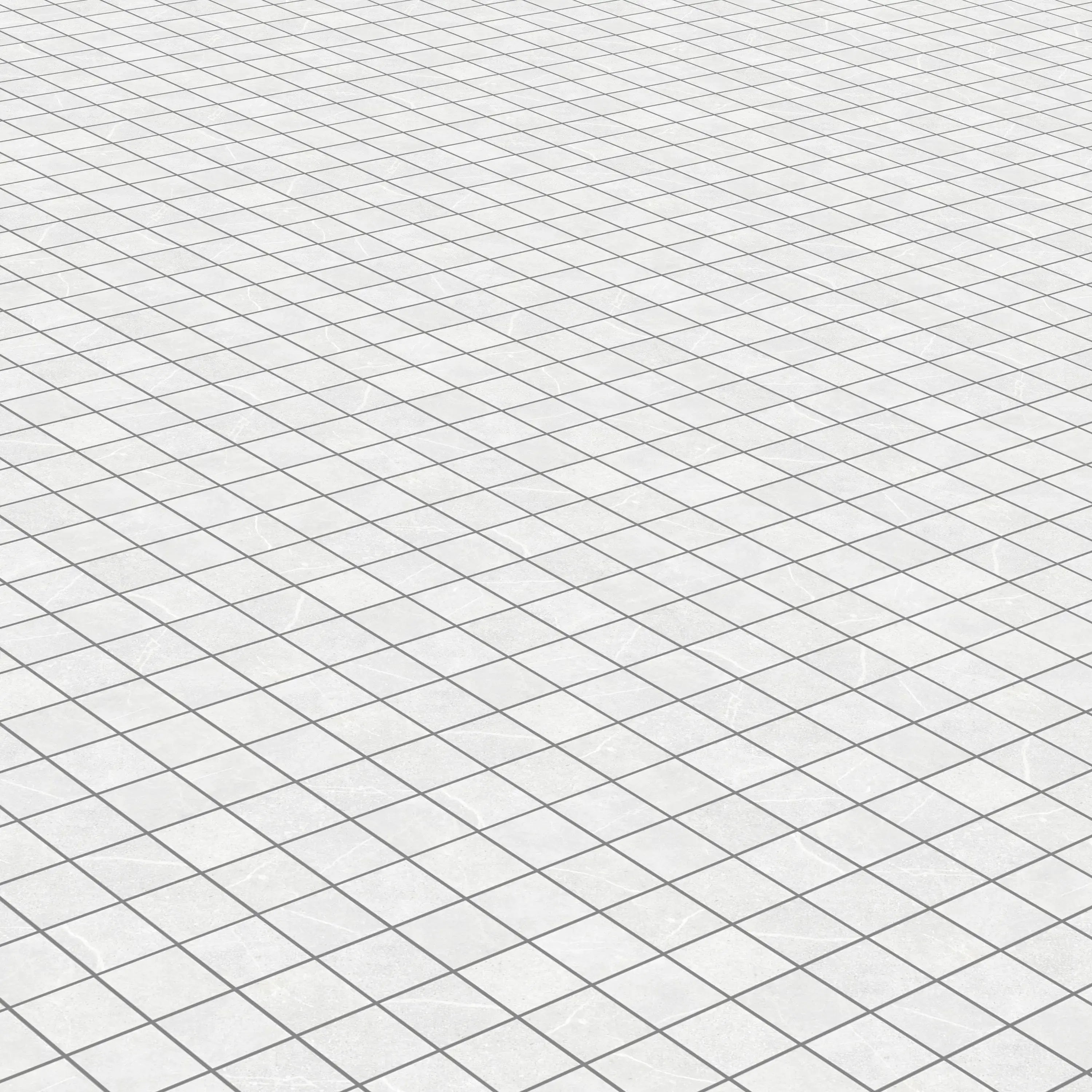 Astrastone Porcelain Tile White Square Mosaic 2x2 Sheet