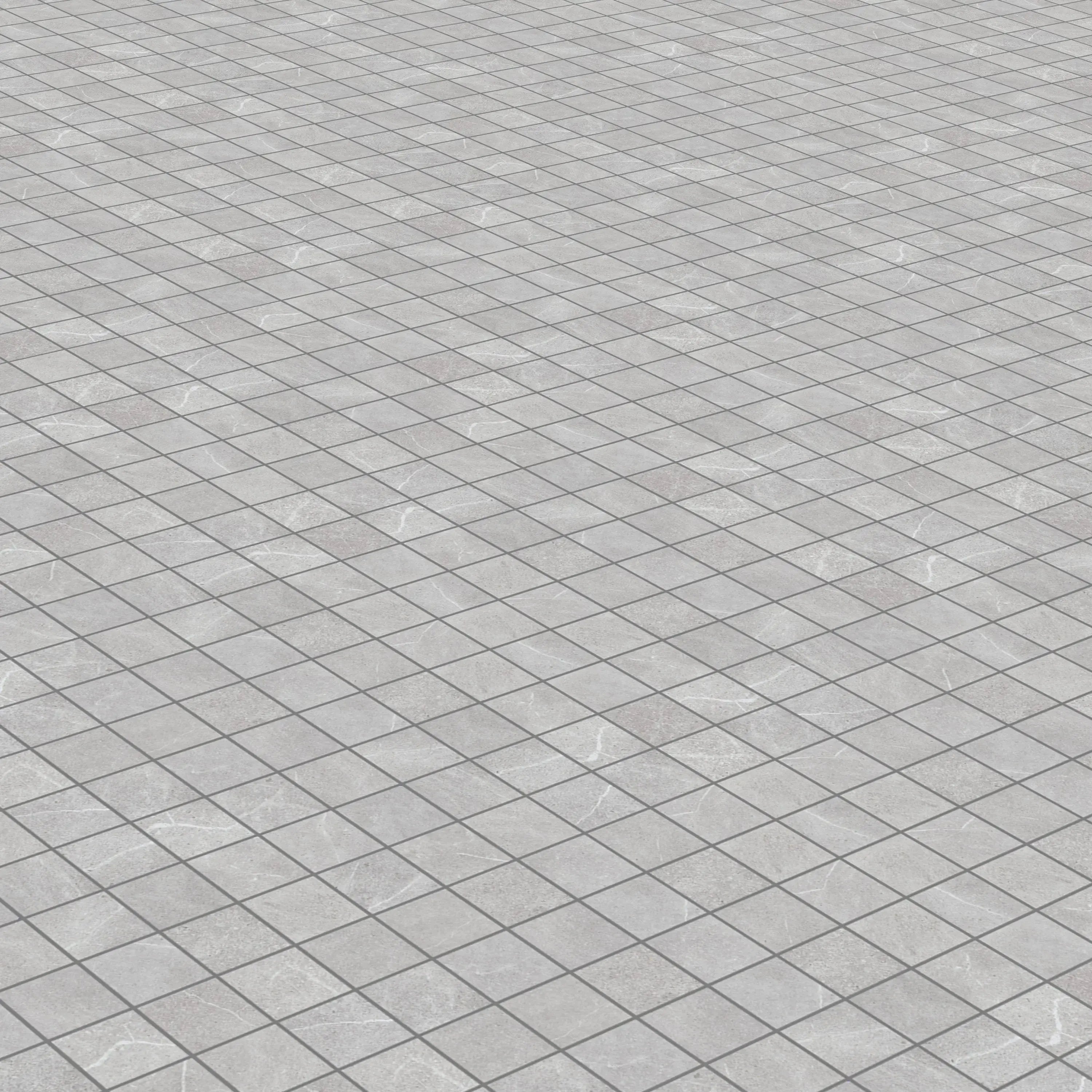 Astrastone Porcelain Tile Silver Square Mosaic 2x2 Sheet