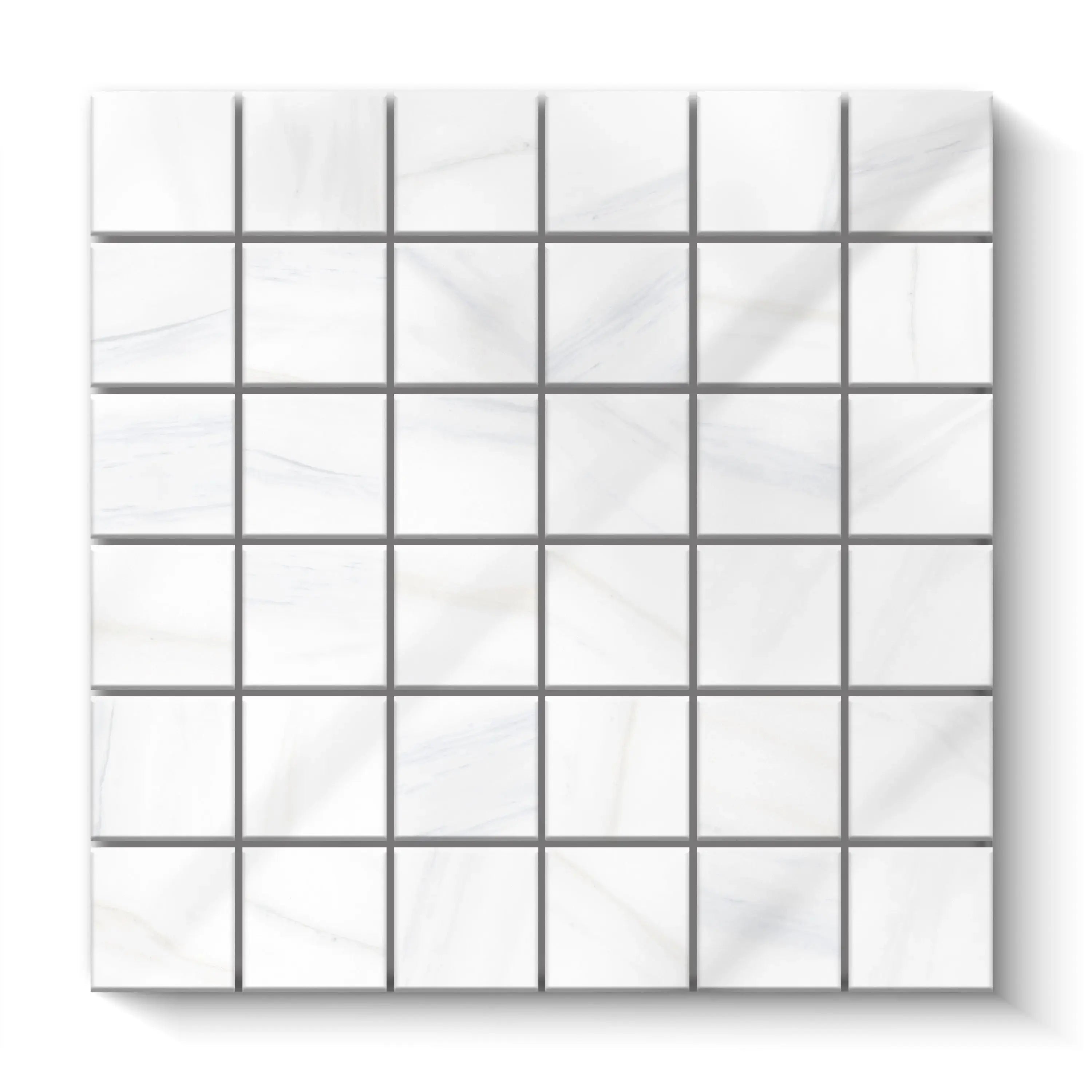 Marbella Porcelain Tile Polished Square Mosaic 2x2 Sheet