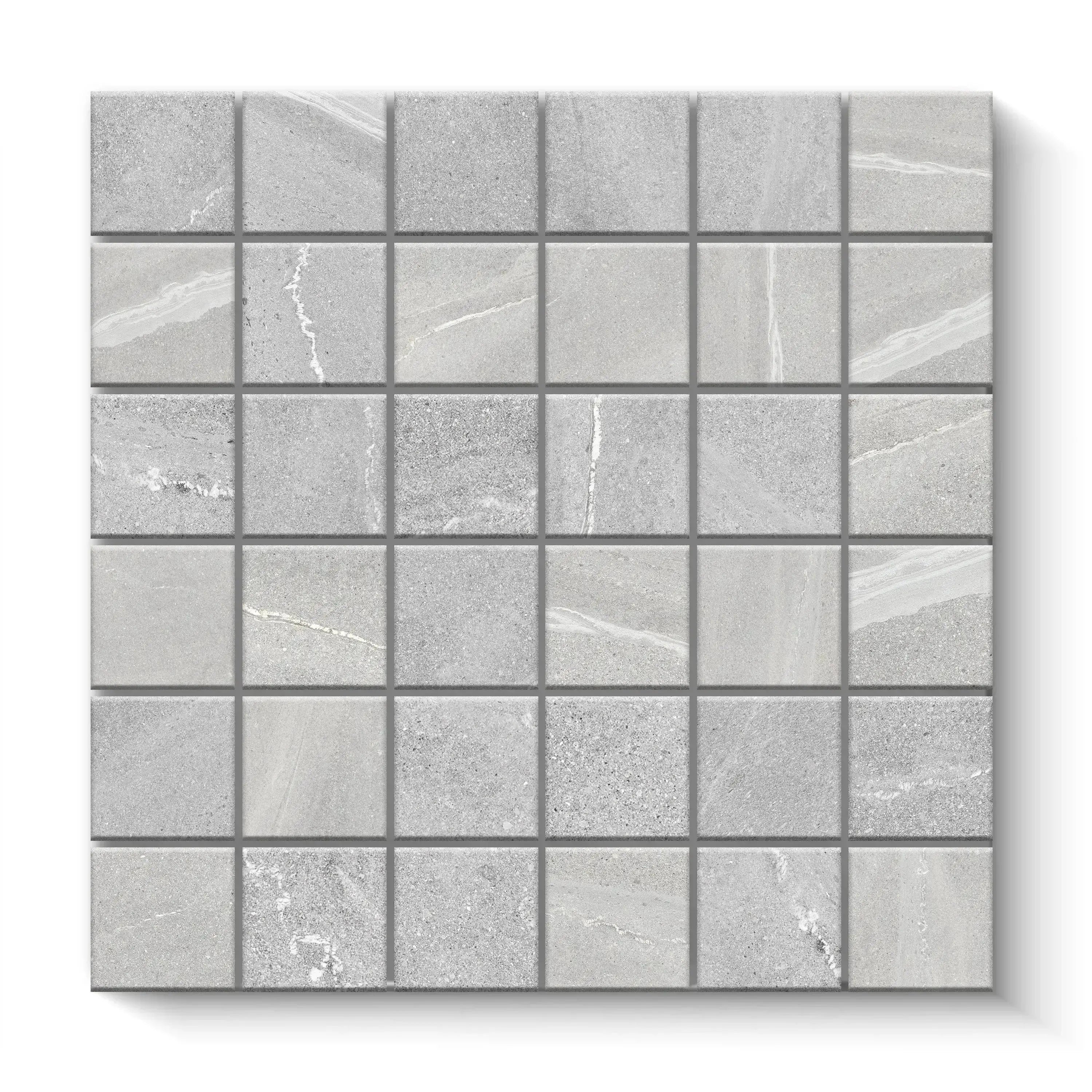 Burlington Porcelain Tile Perla Square Mosaic 2x2 Sheet