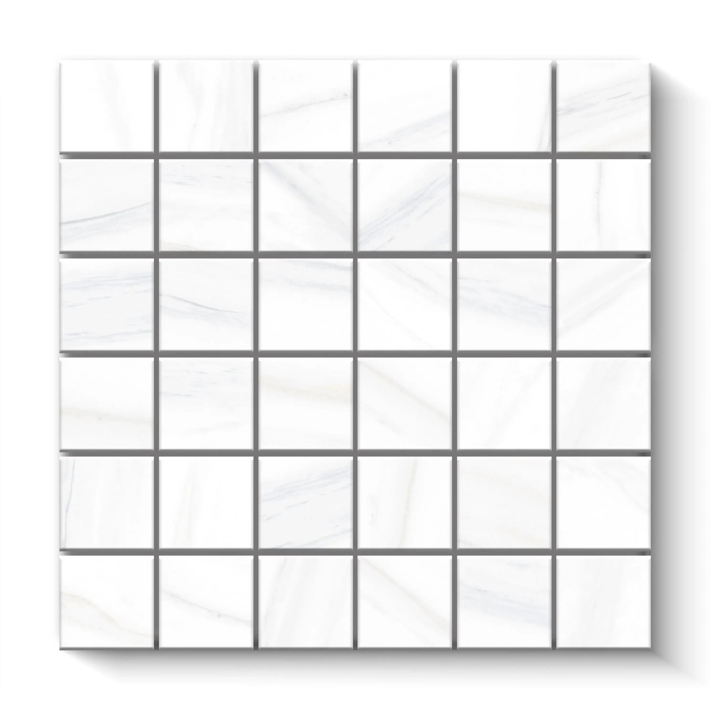 Marbella Porcelain Tile Matte Square Mosaic 2x2 Sheet