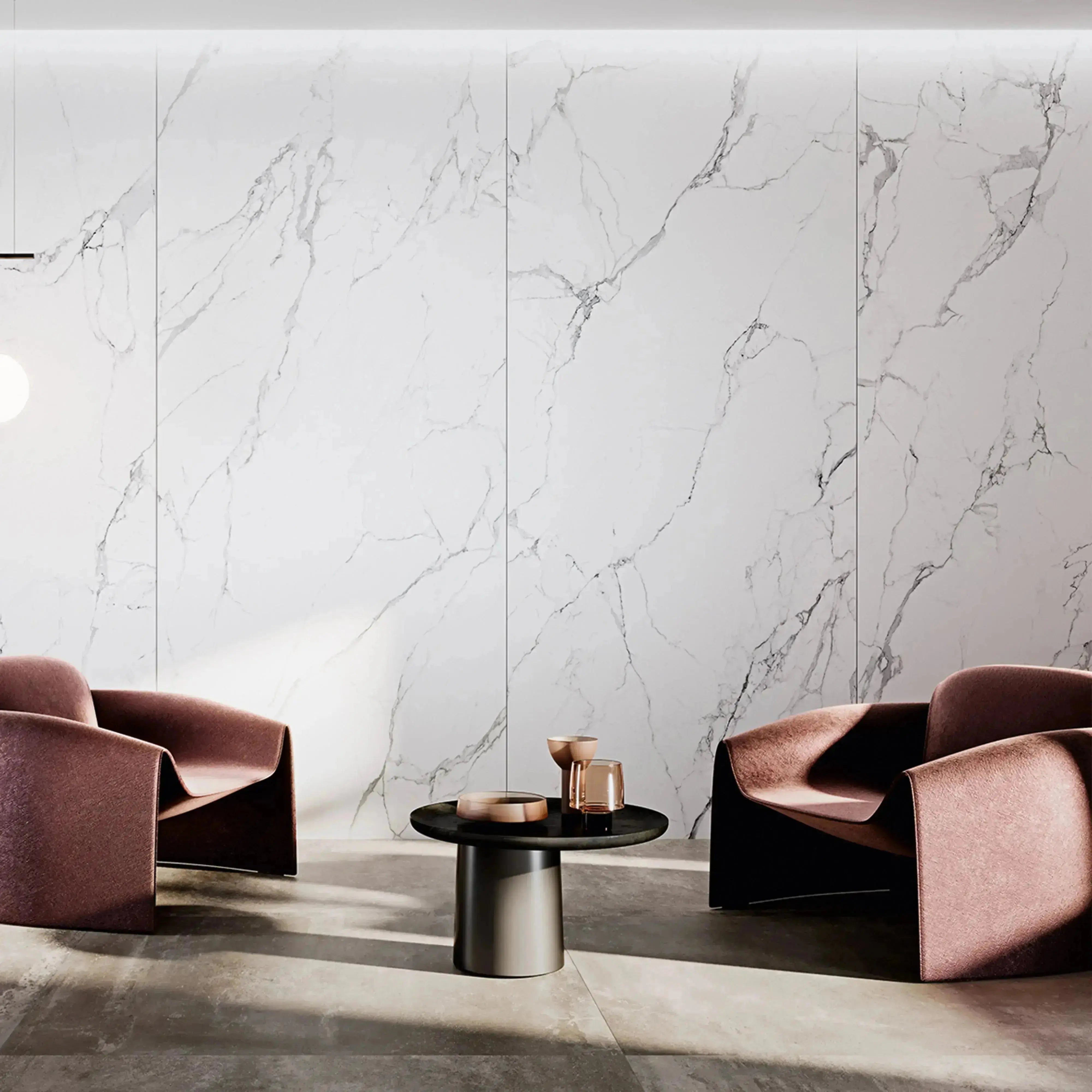 Statuario Porcelain Tile 24x48 Matte