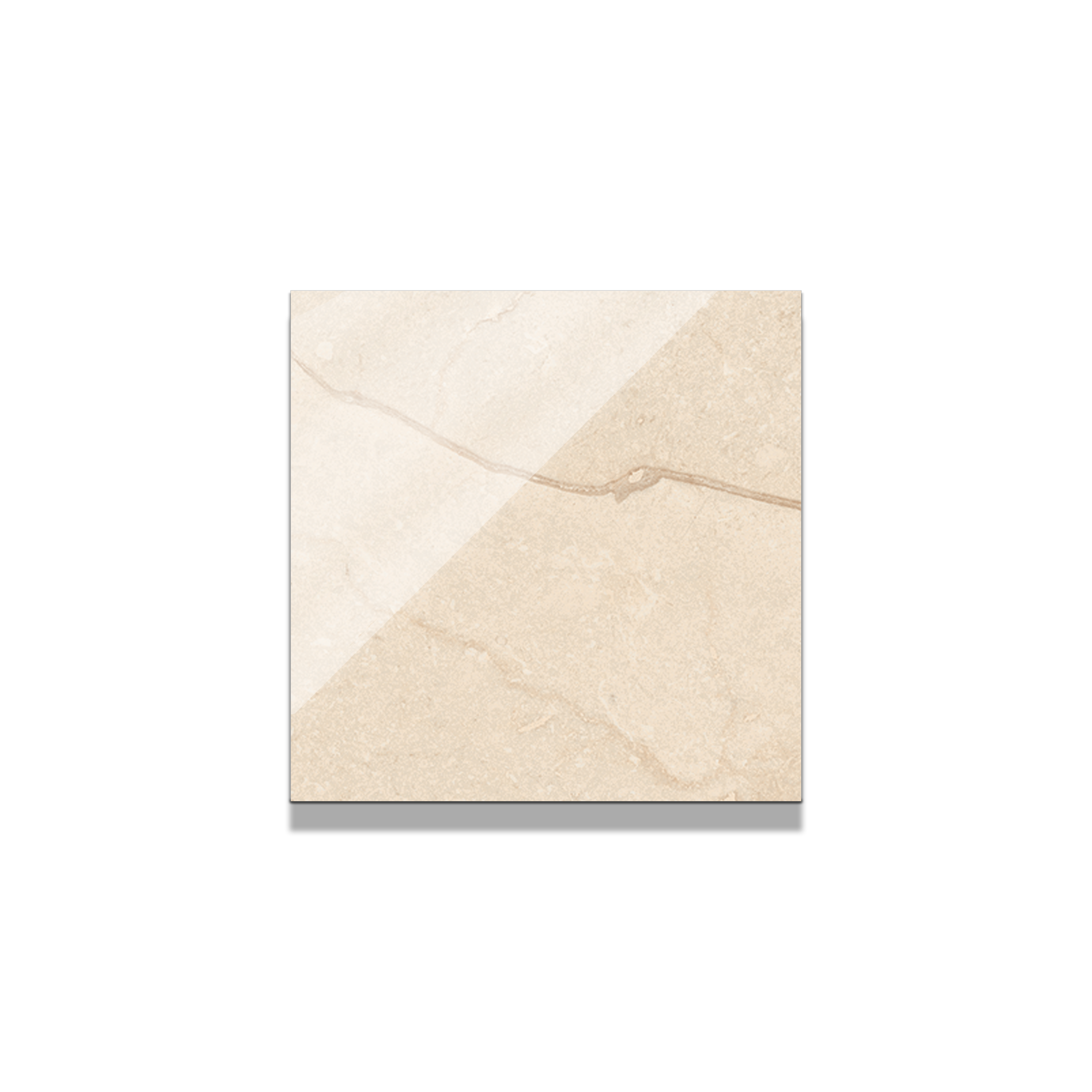 Crema Marfil Porcelain Tile 4"x4" Sample