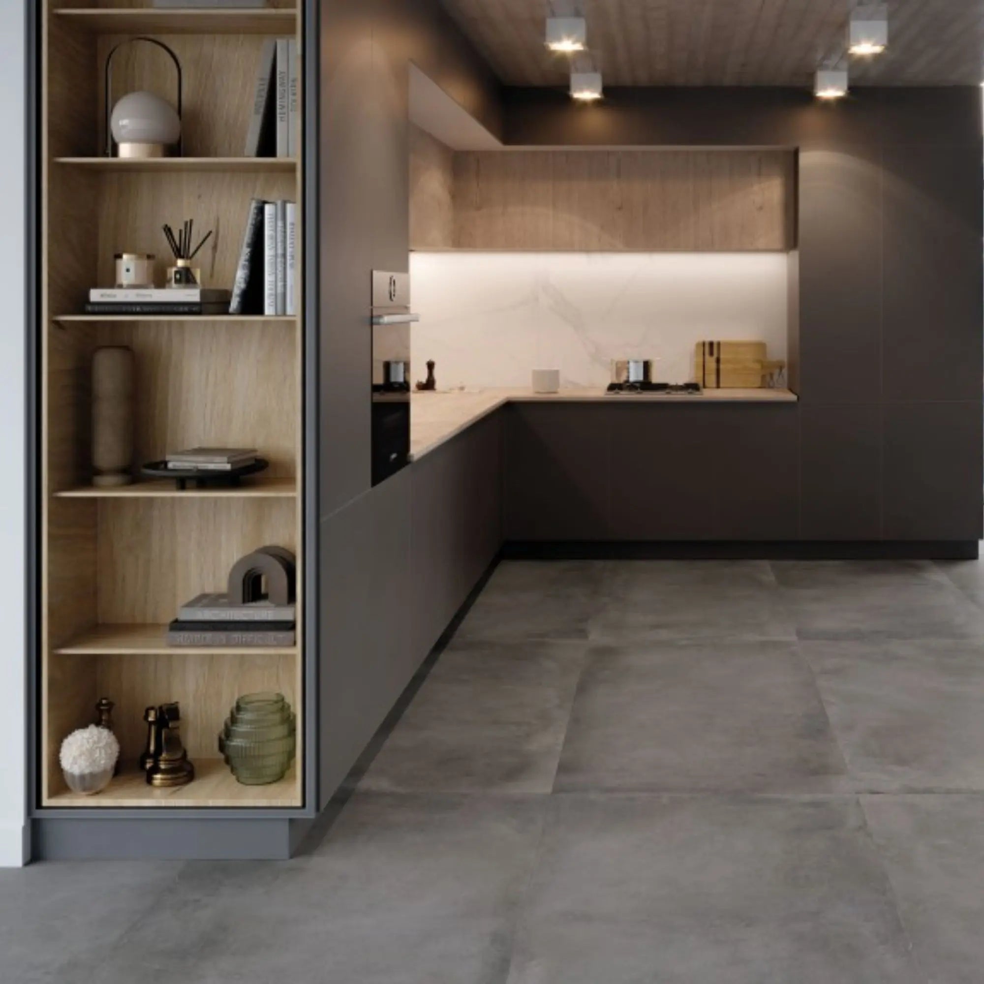 Bond Porcelain Tile Antracita 12x24
