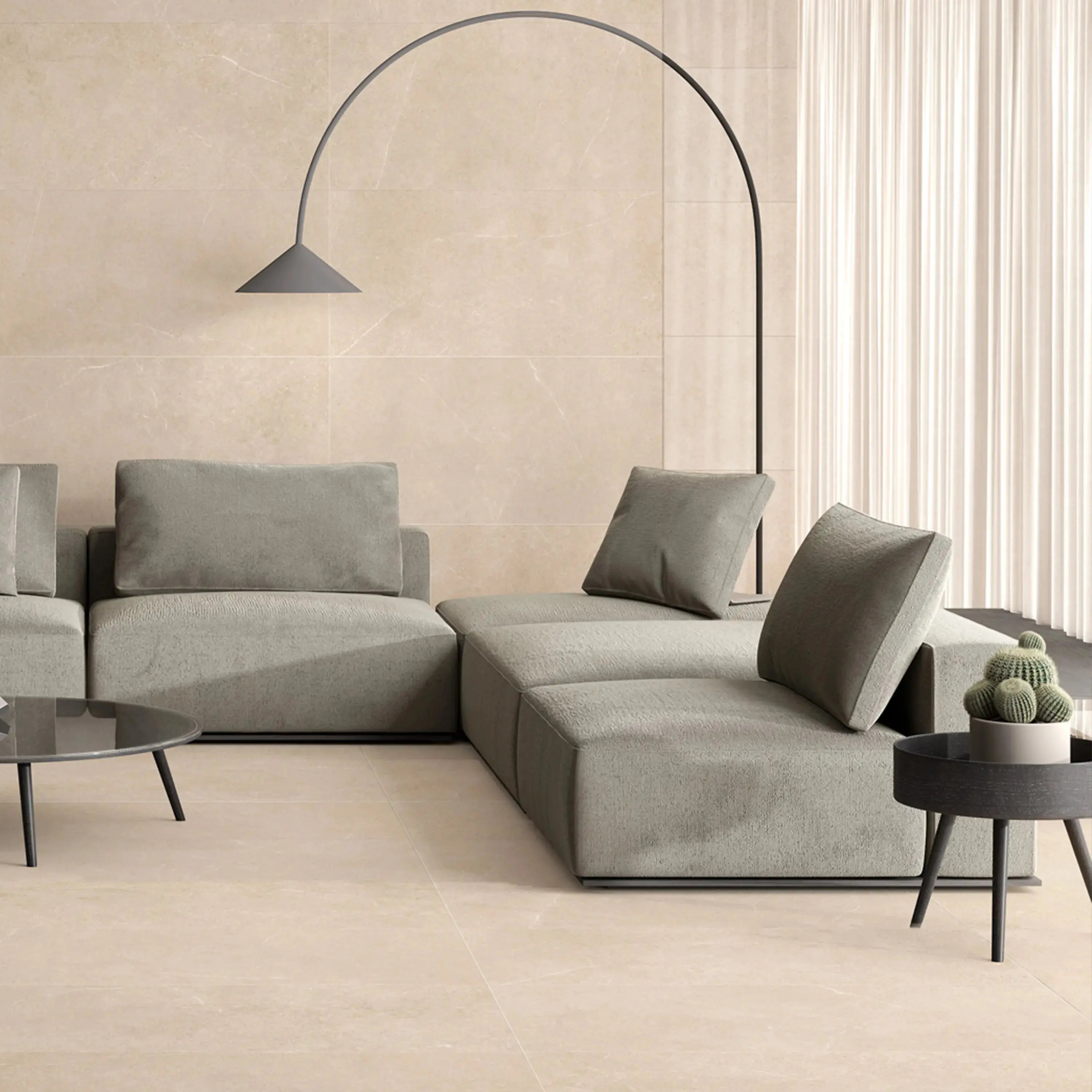 Astrastone Porcelain Tile Ivory 12x24