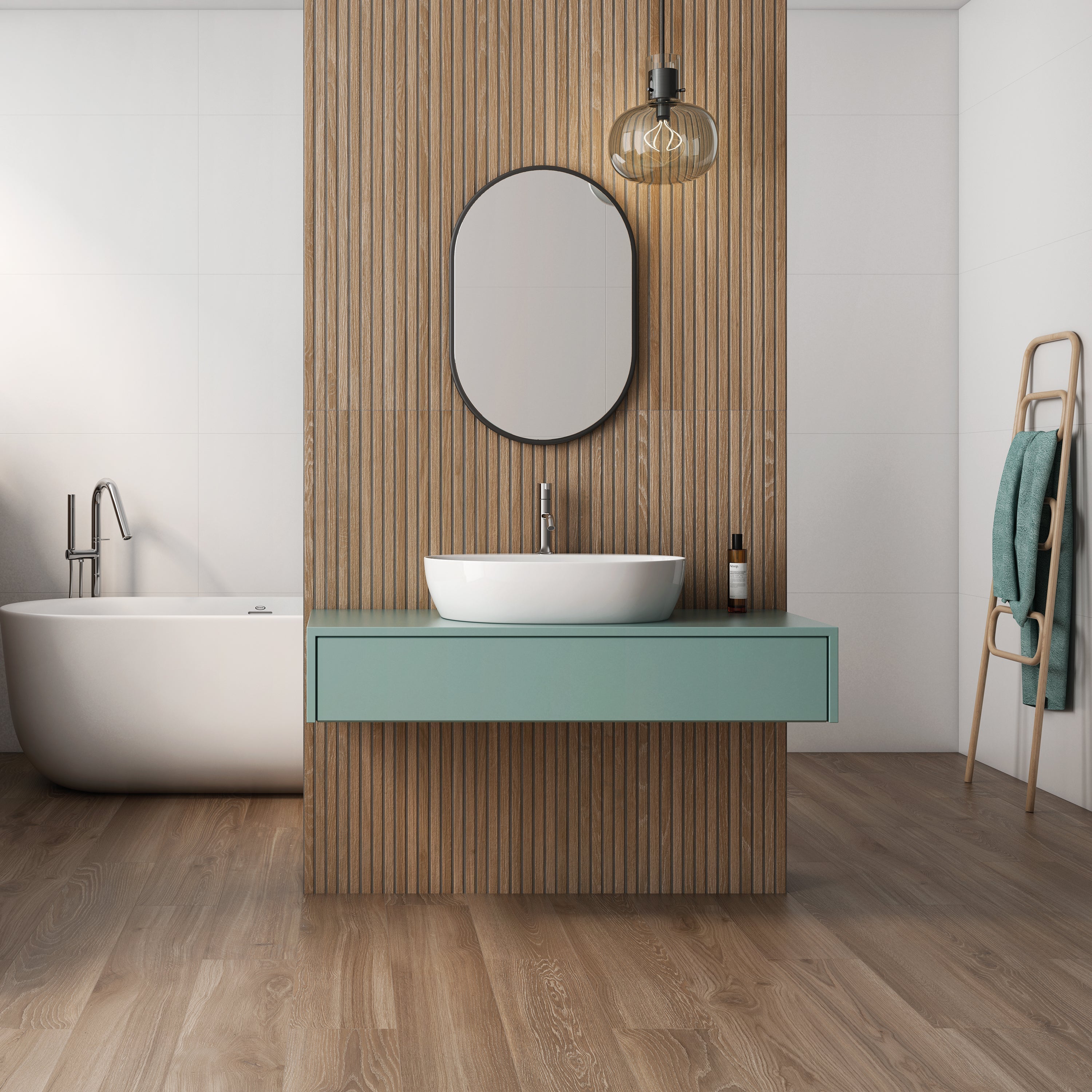 Island Oak Wall