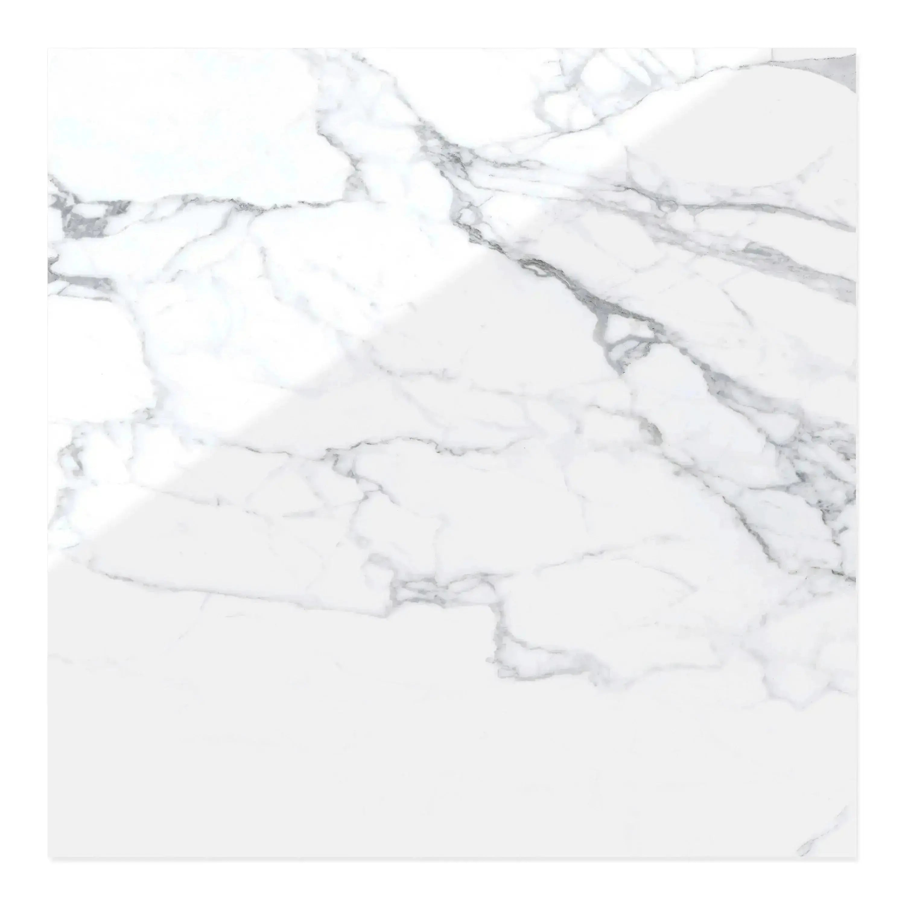 Statuario Porcelain Tile (dev) 24x24 Polished