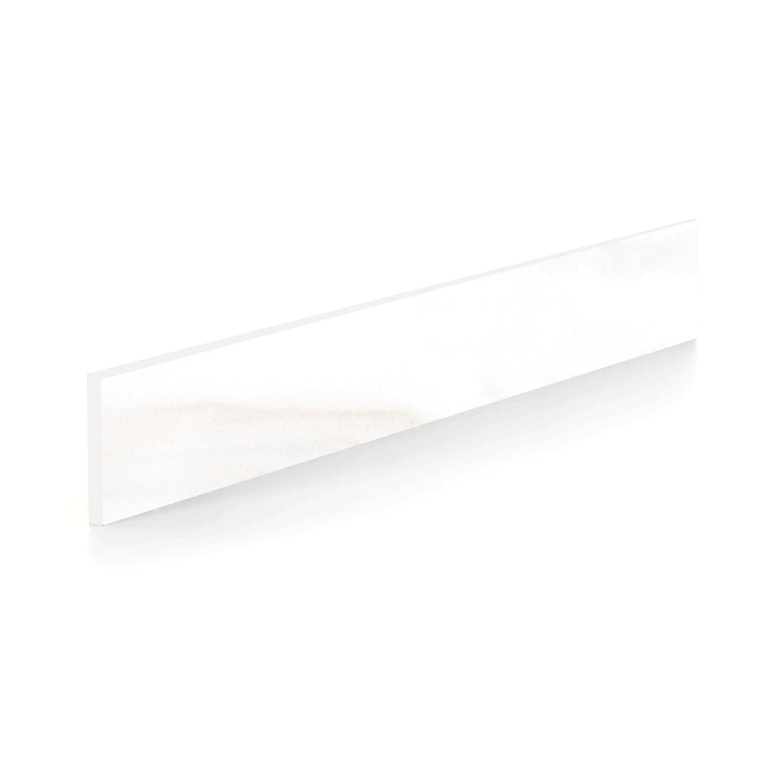 Marbella Porcelain Tile White Matte Bullnose