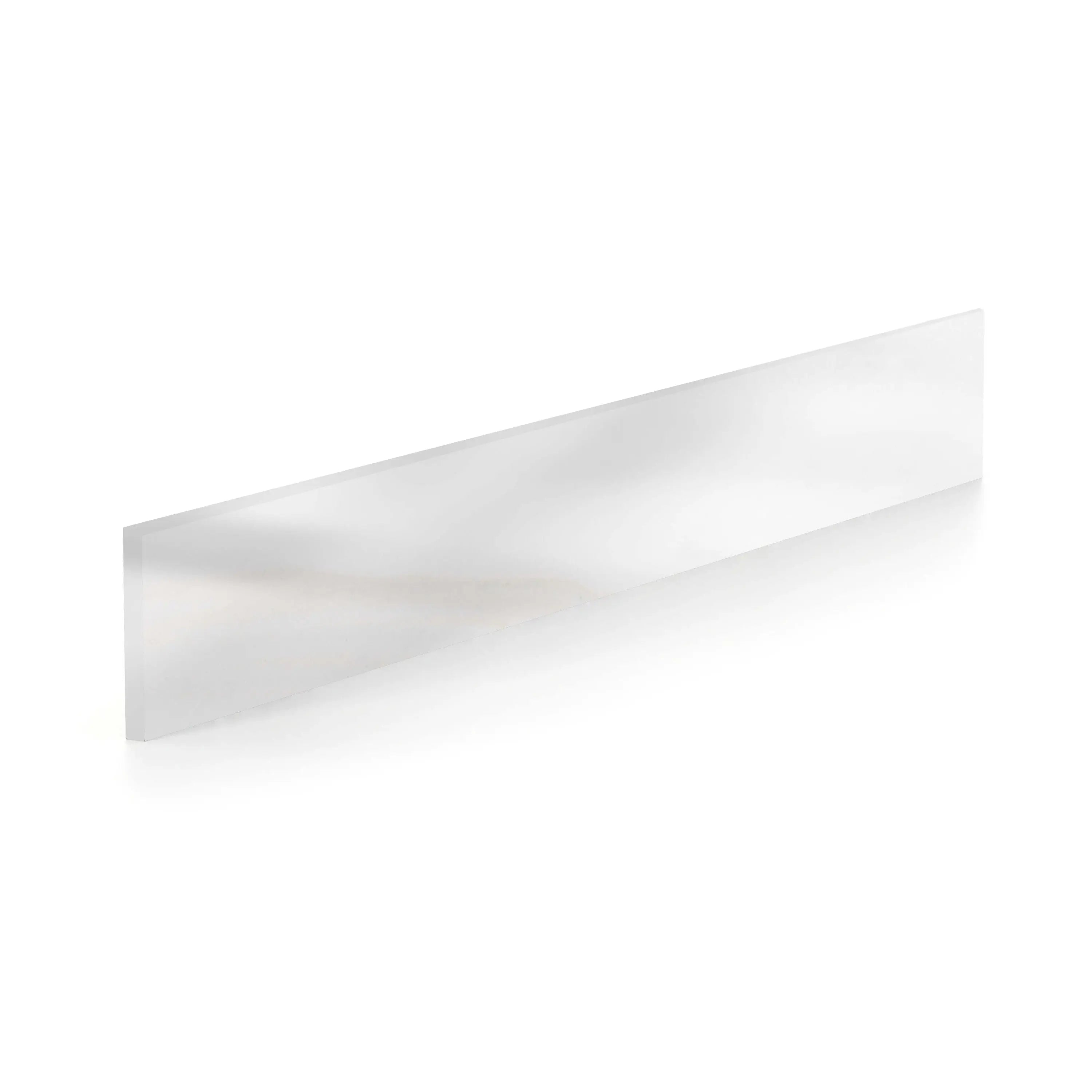 Marbella Porcelain Tile White Polished Bullnose