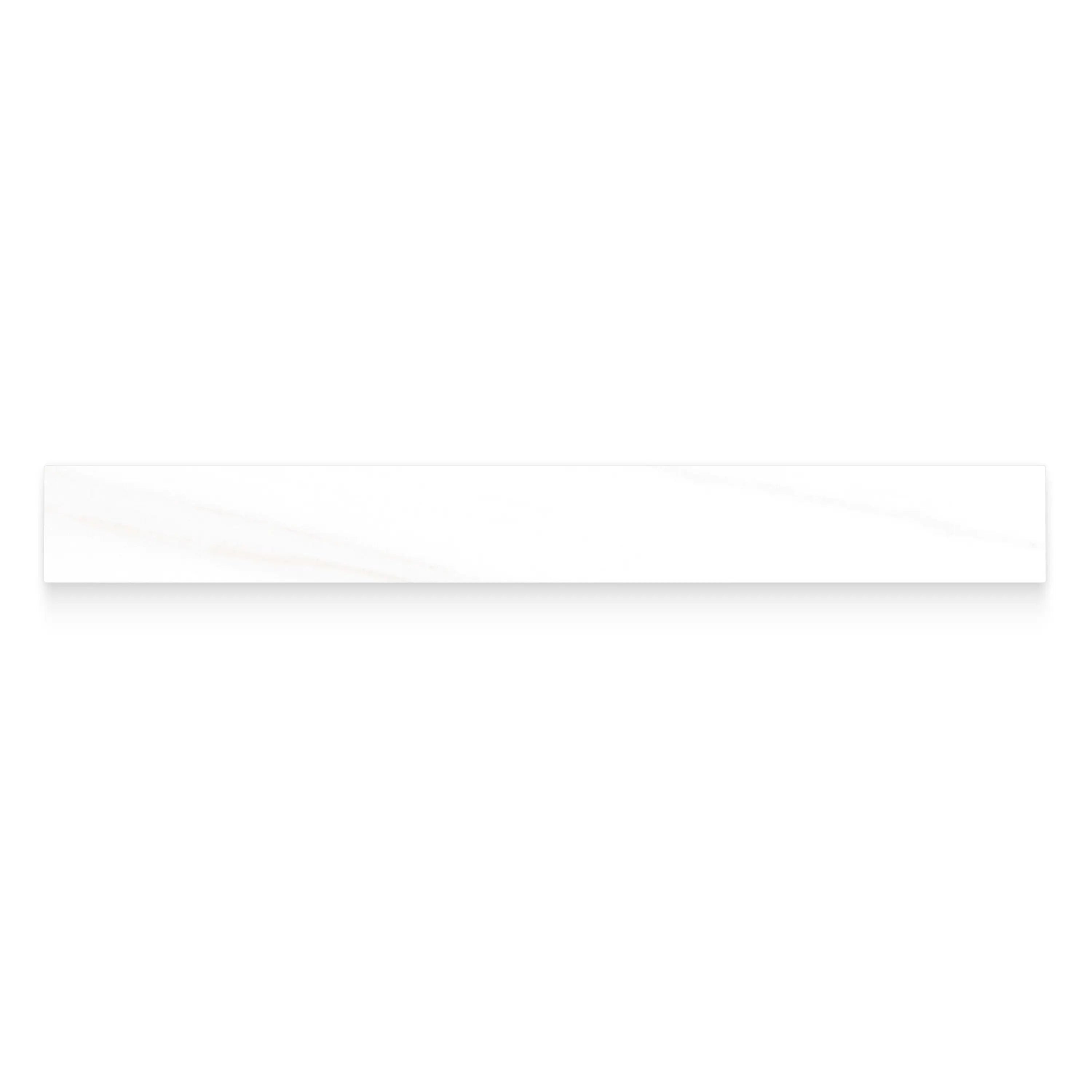 Marbella Porcelain Tile White Matte Bullnose