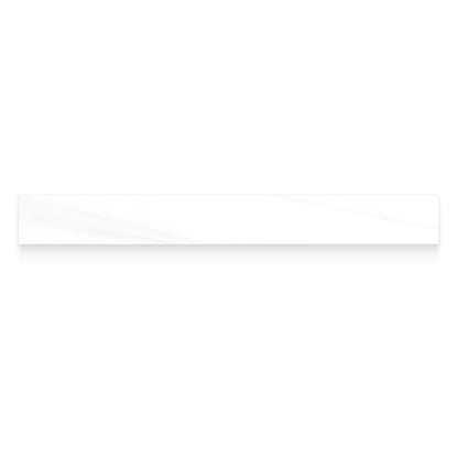 Marbella Porcelain Tile White Matte Bullnose