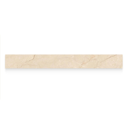 Crema Marfil Porcelain Tile Bullnose Matte